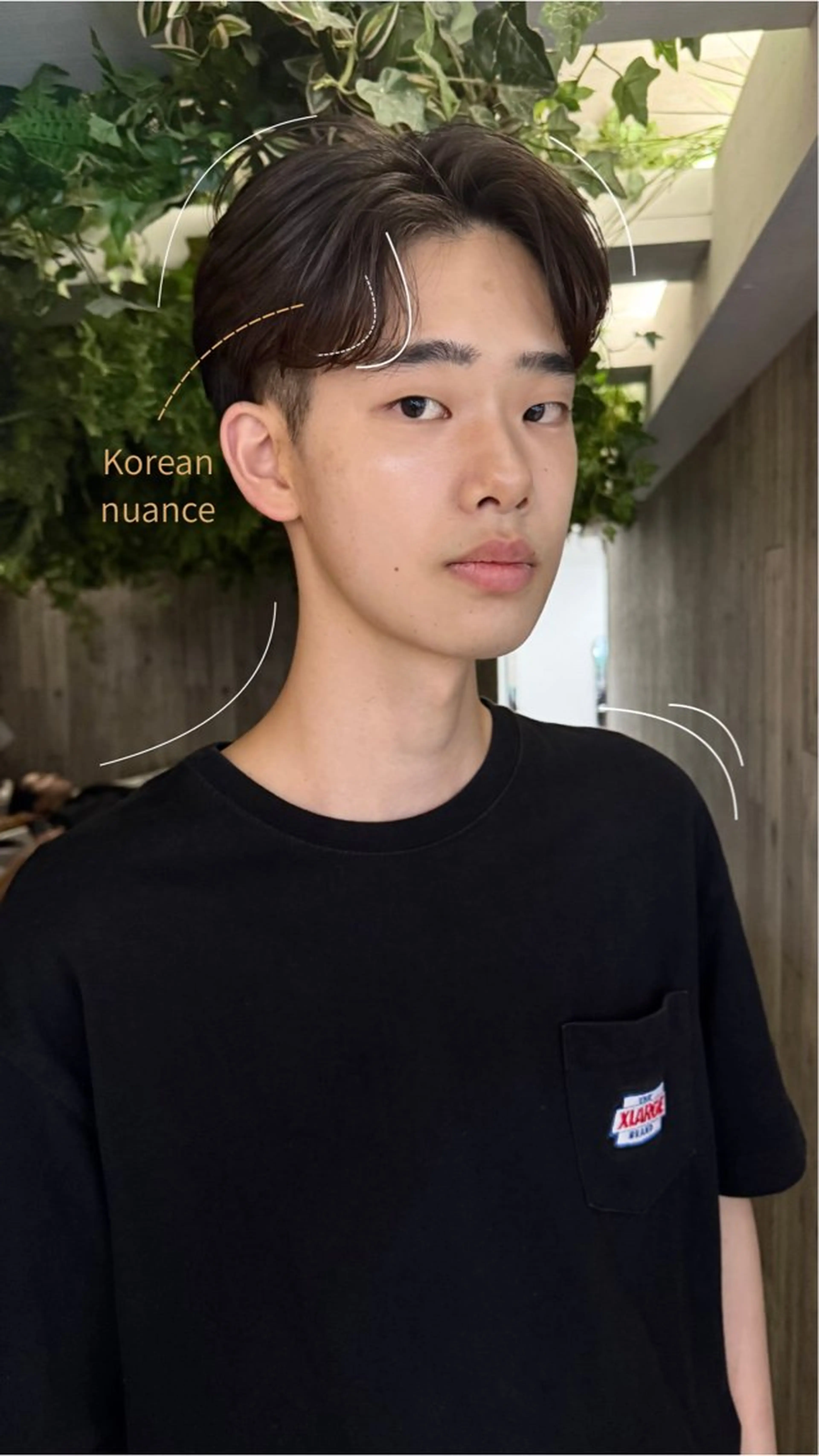 ミディアム パーマ ヘアアレンジ メンズ ミディアムパーマ センターパート メンズ韓国風 メンズパーマ 韓国風ヘア カット パーマ メンズカット✂️ パーマ寺西優真のヘアスタイル