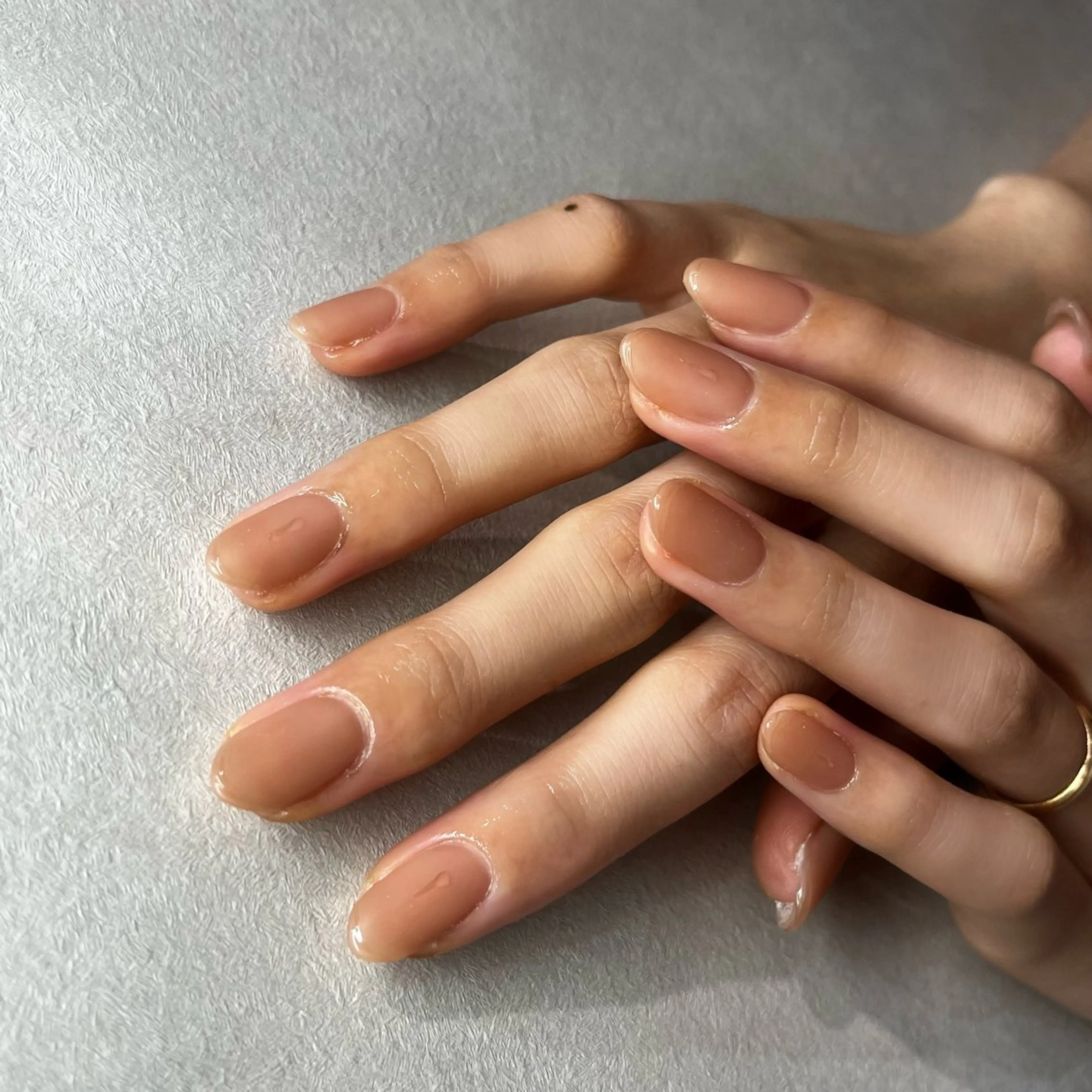 ネイル フレンチネイル マットネイル ニュアンスネイル シンプルネイル ハンドネイル nail&care salon soa所属・soa/美容液ケアで 自爪を育てるネイルのネイルデザイン