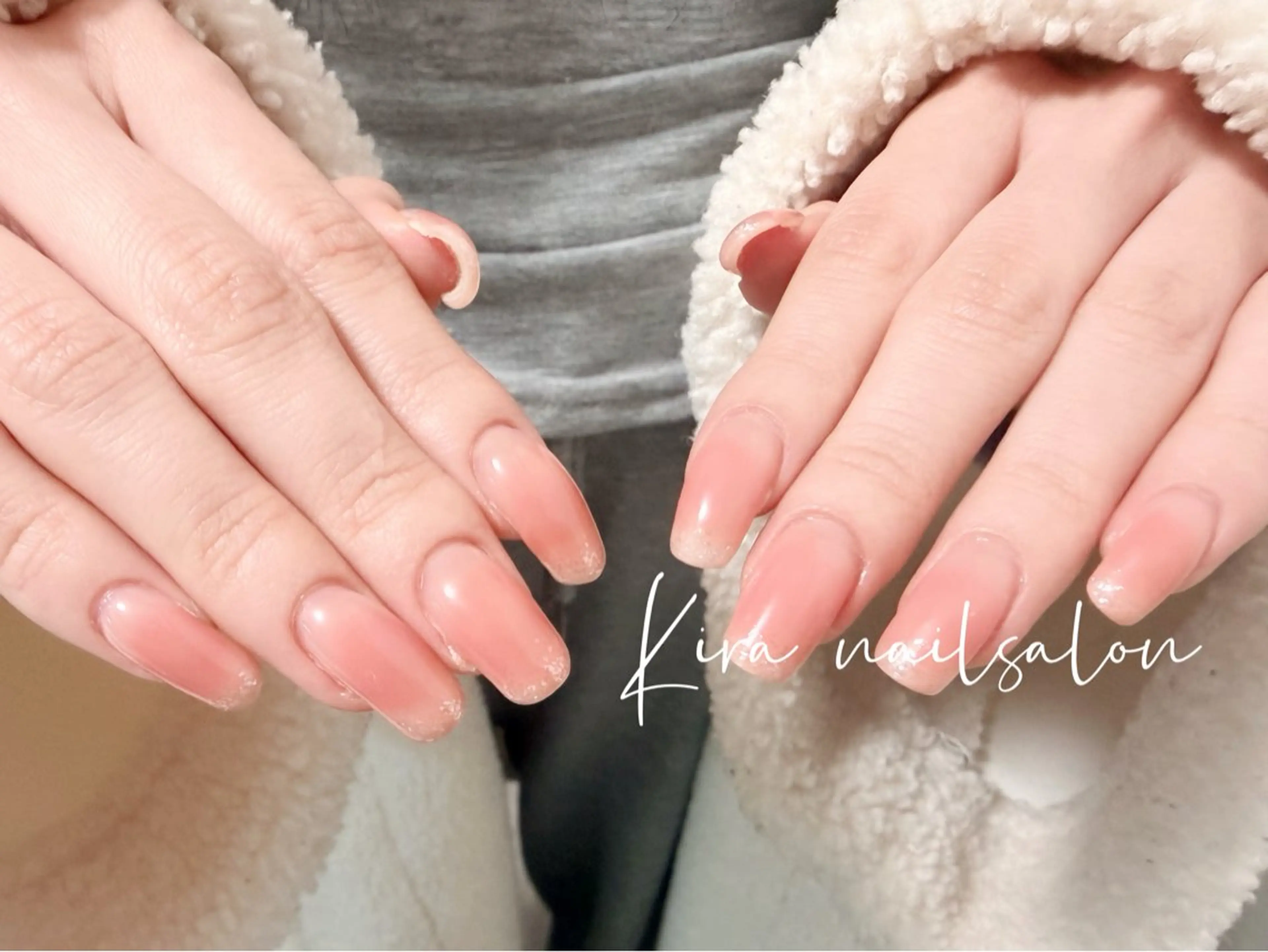 セミロング ハンドネイル Kiranail 高円寺南口店のネイルデザイン