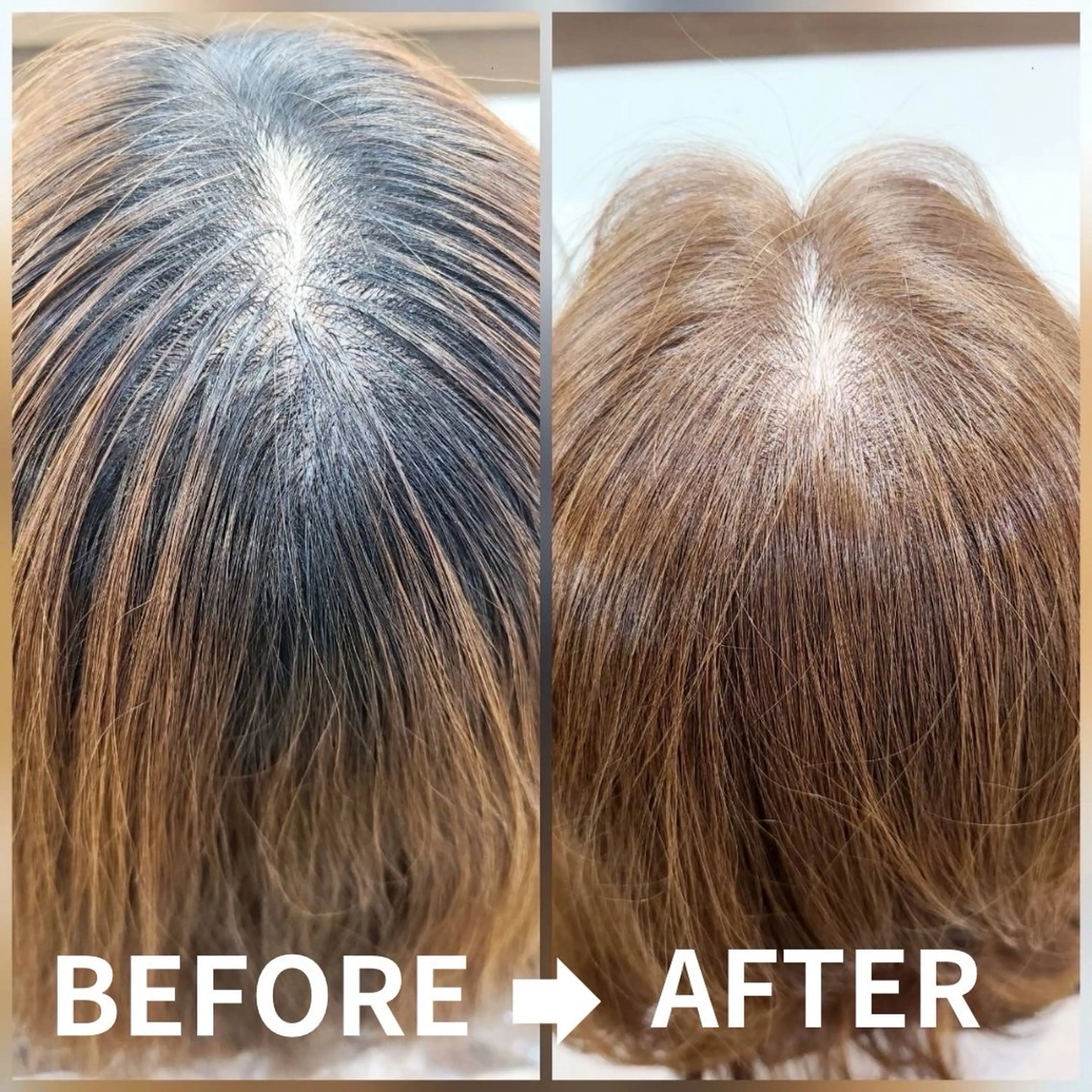 セミロング ノンジアミンカラー /白髪染め　あべのヘアスタイル