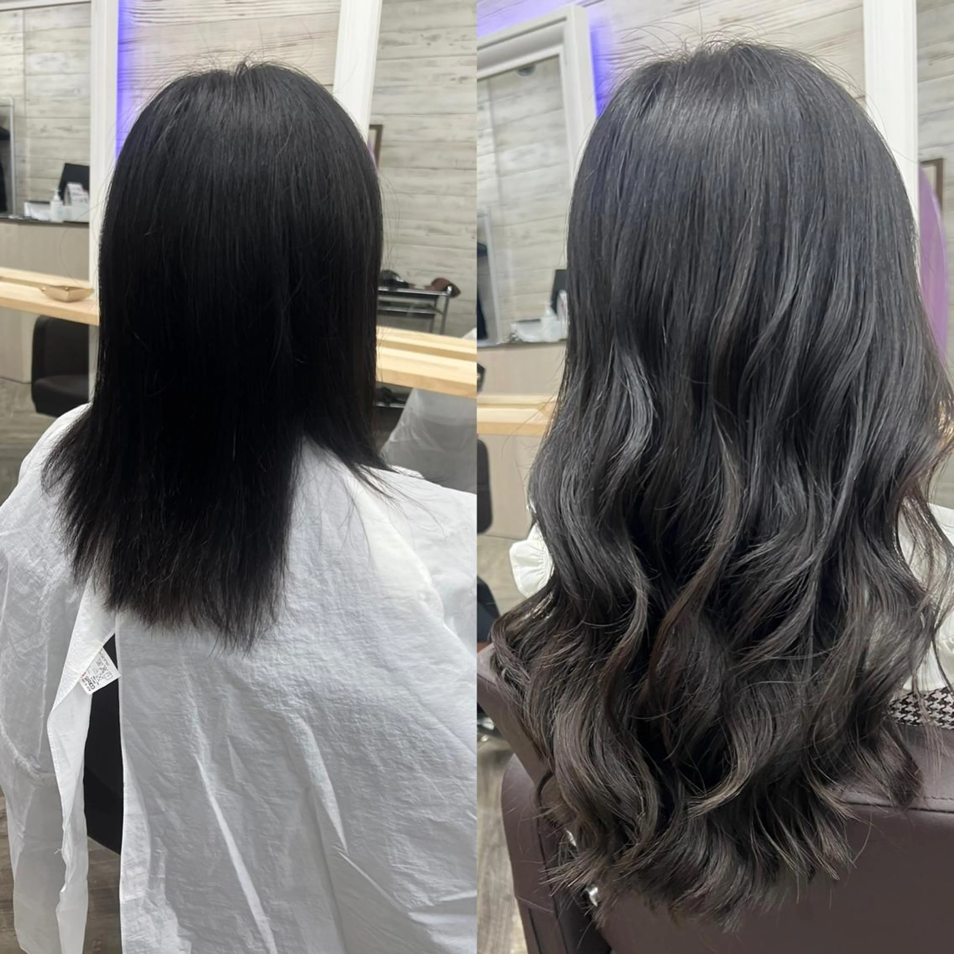 セミロング 枝毛カット&髪質改善 満足NO.1岡しゃんのヘアスタイル