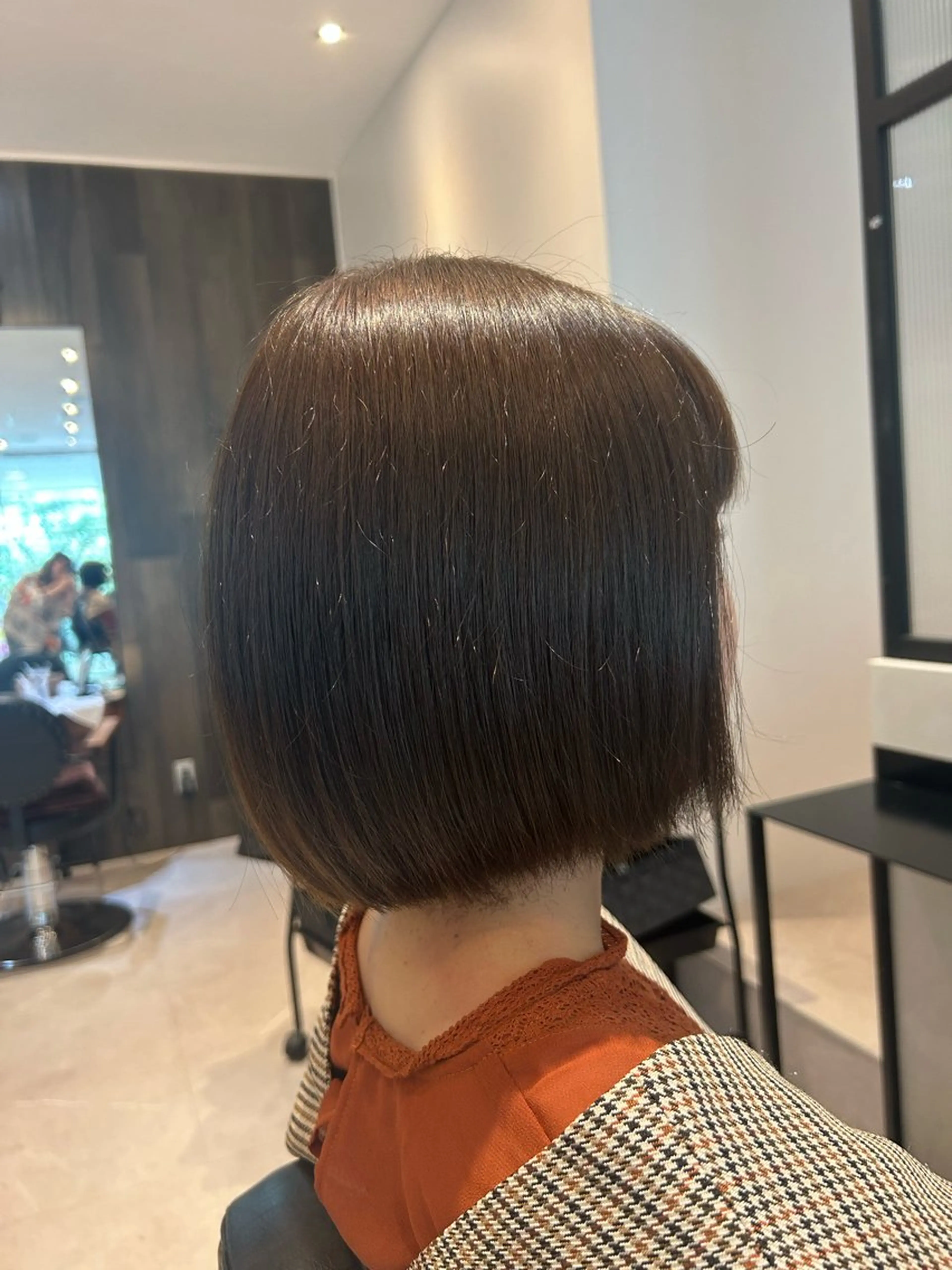 ミディアム カラー ヘアカラー トリートメント 縮毛矯正/カット/ 韓国ヘア/蛯原🍤のヘアスタイル