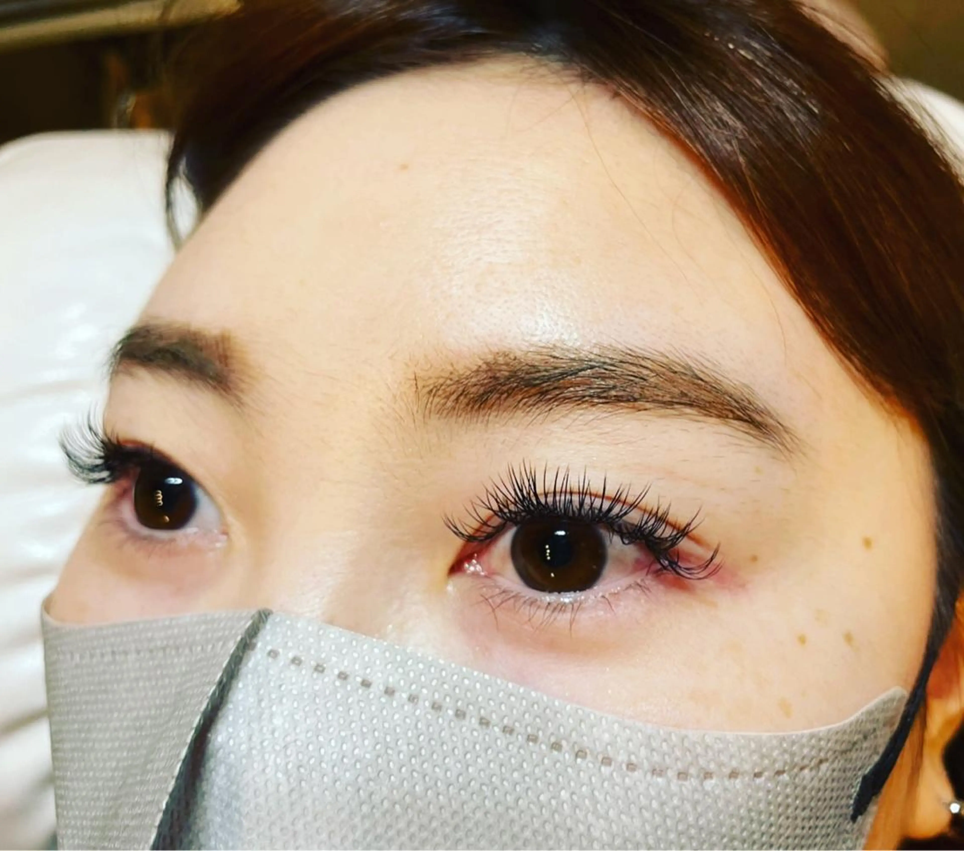 ダブルフラットラッシュ60分付け放題＋下まつ毛(オフ込み)の写真