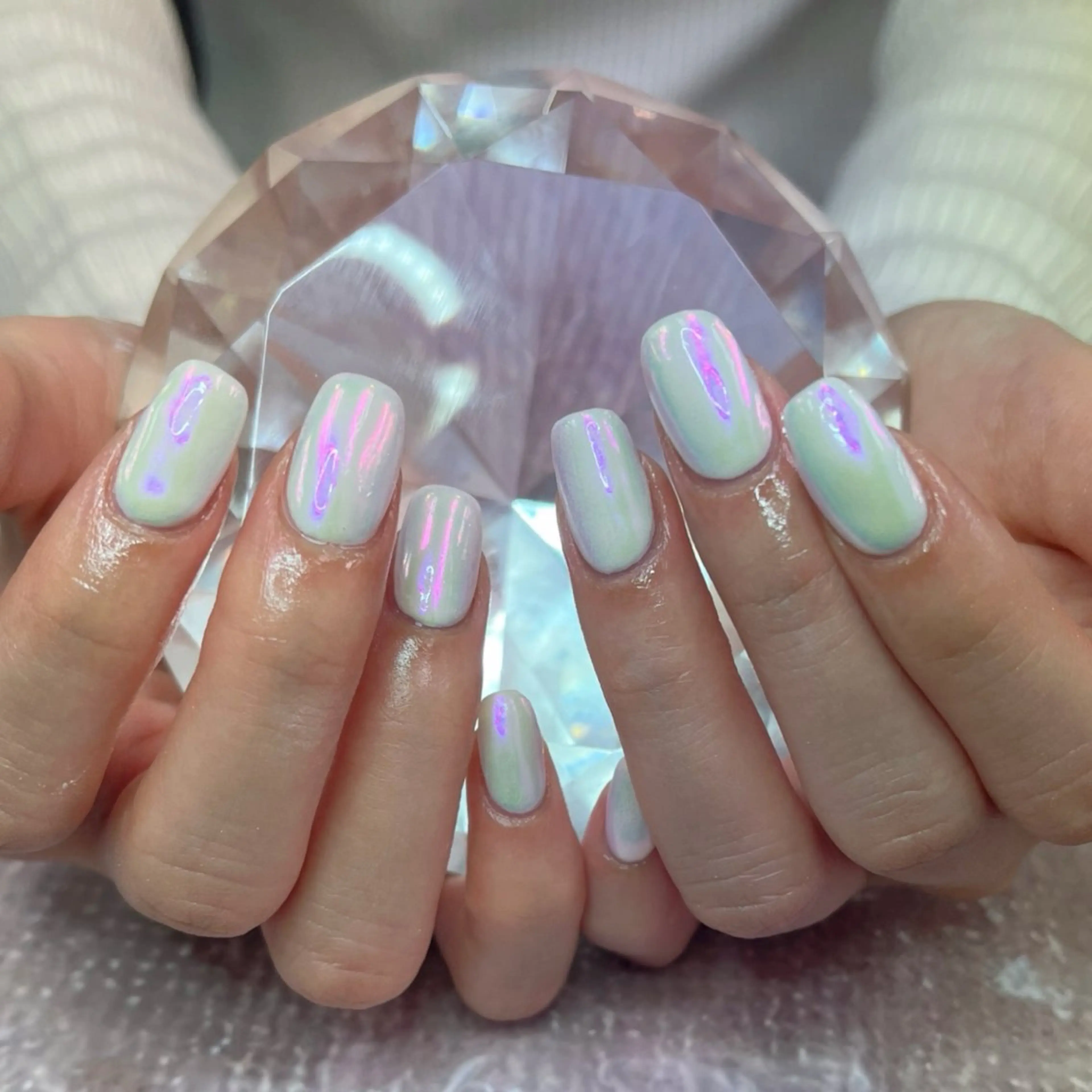 ネイル オーロラネイル ブルーデイジー栄本店所属・BlueDaisy 栄本店のネイルデザイン