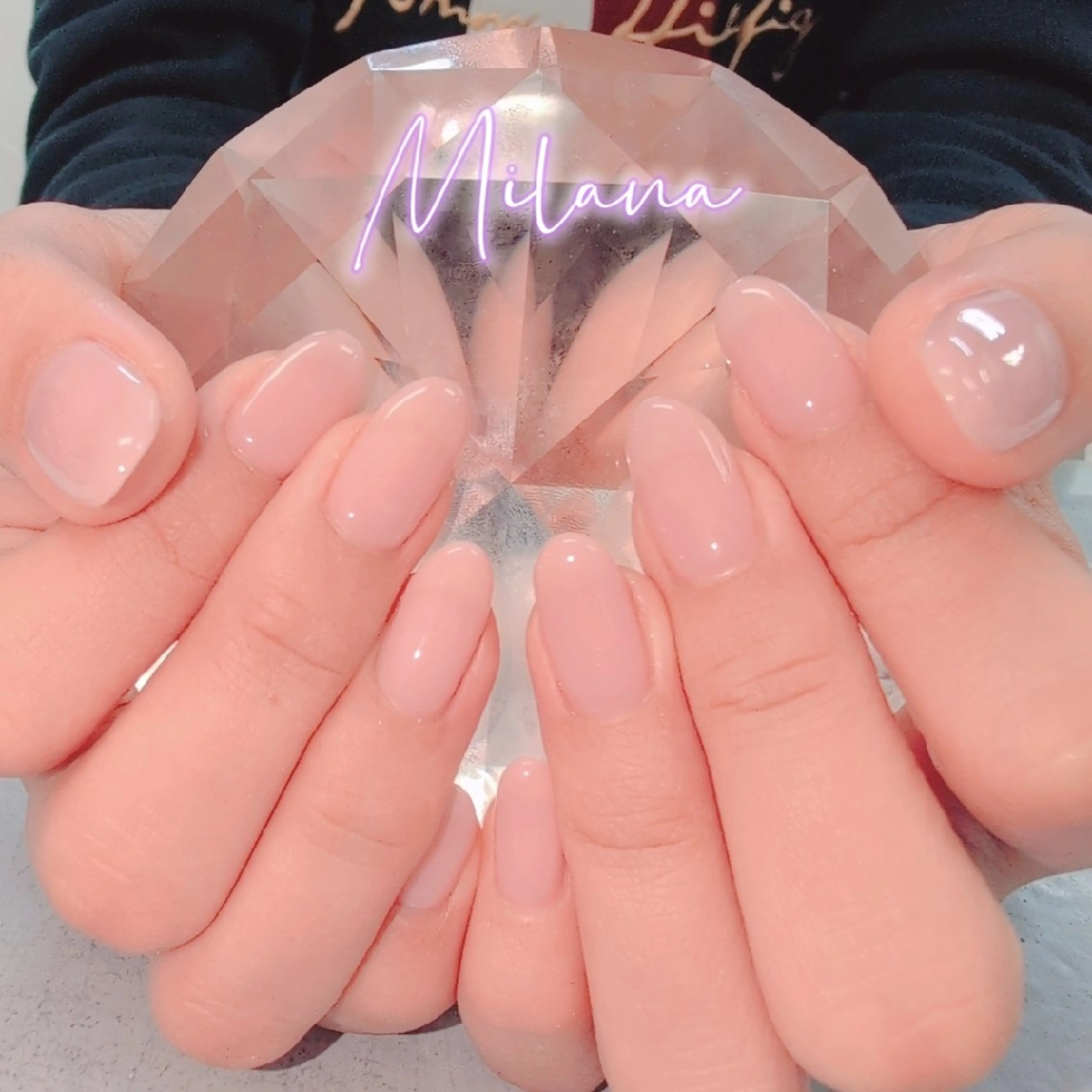 ネイル ワンカラーネイル ハンドネイル Milana 川瀬のネイルデザイン