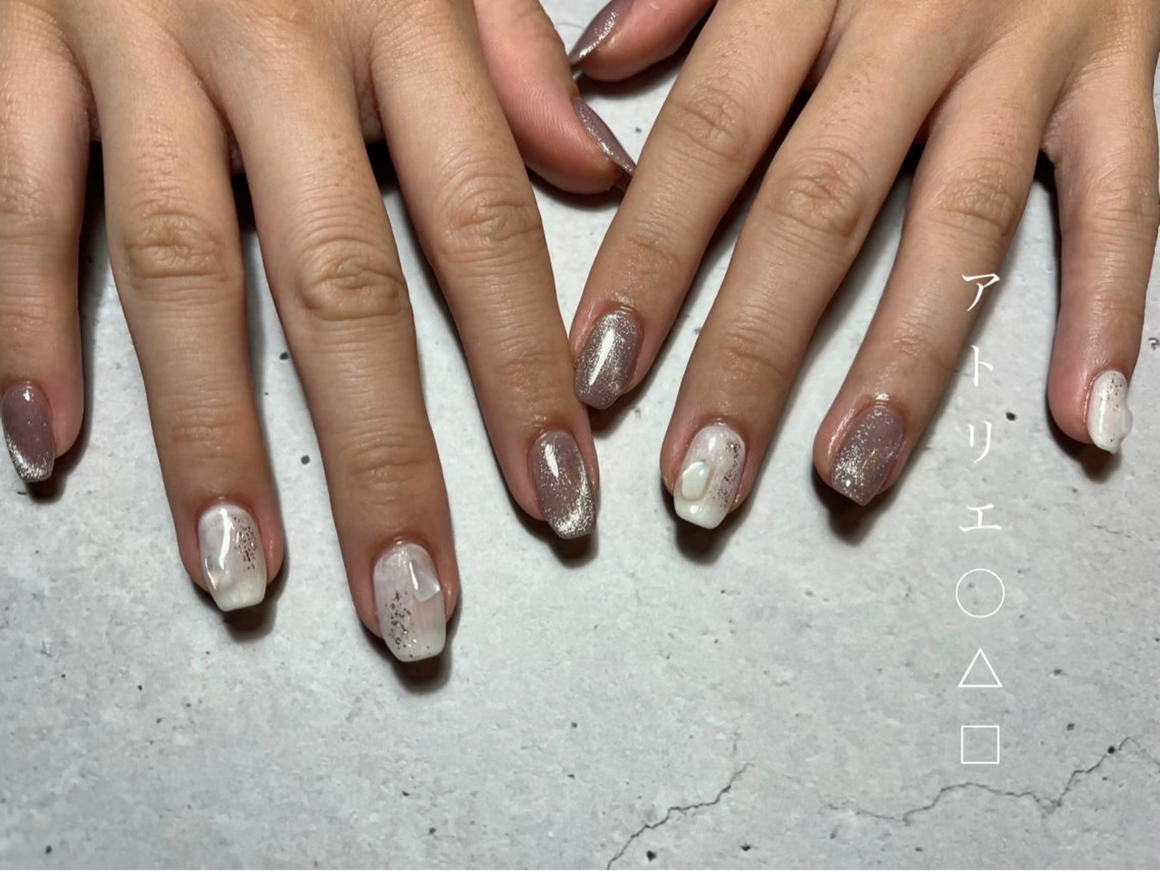 ネイル ハンドネイル アトリエ ○△□のネイルデザイン