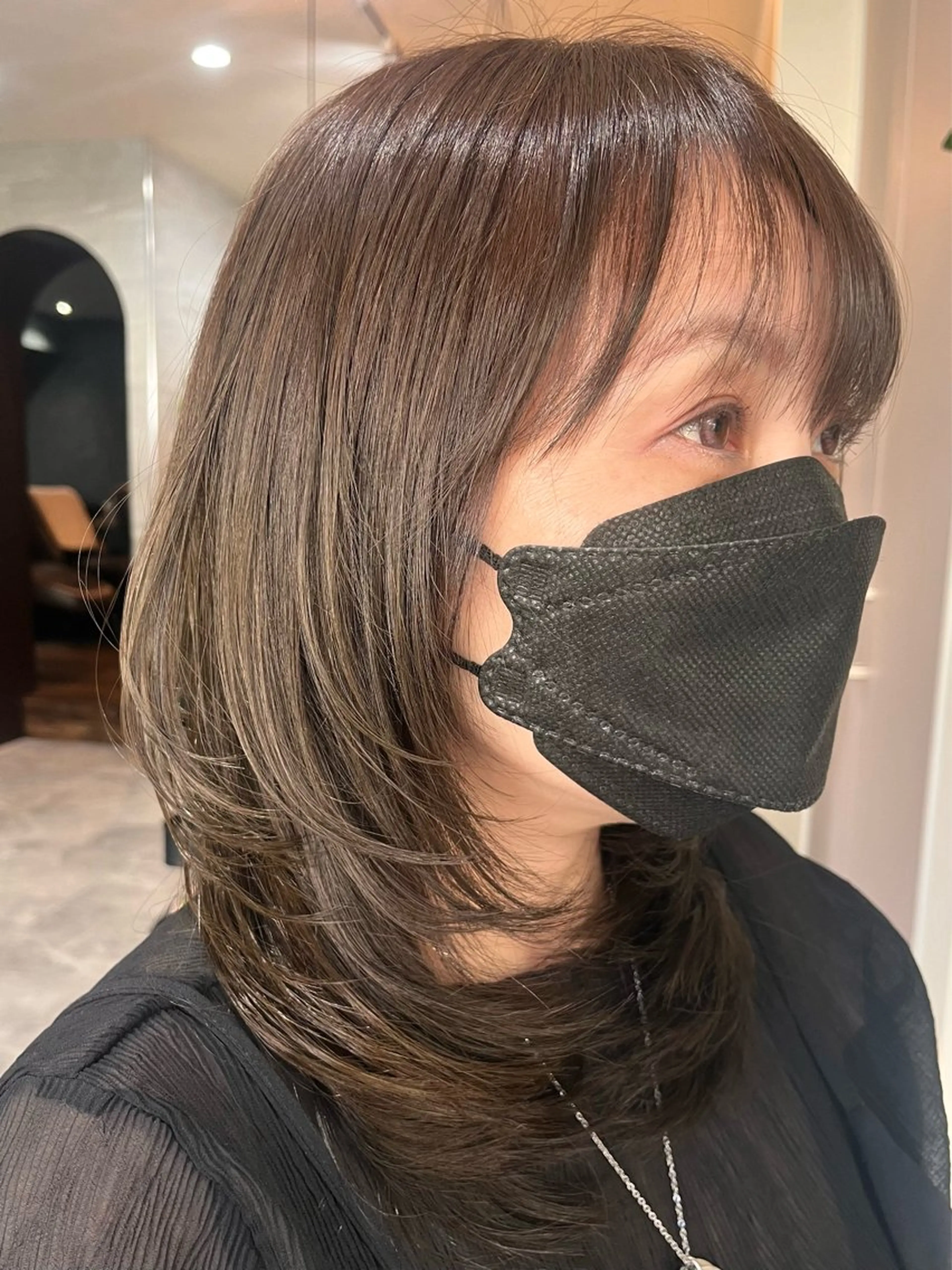 ミディアム レイヤーカット SPiRA Beauty design&spa【スピラ】所属・郁弥✨ レイヤー/改質改善のヘアスタイル