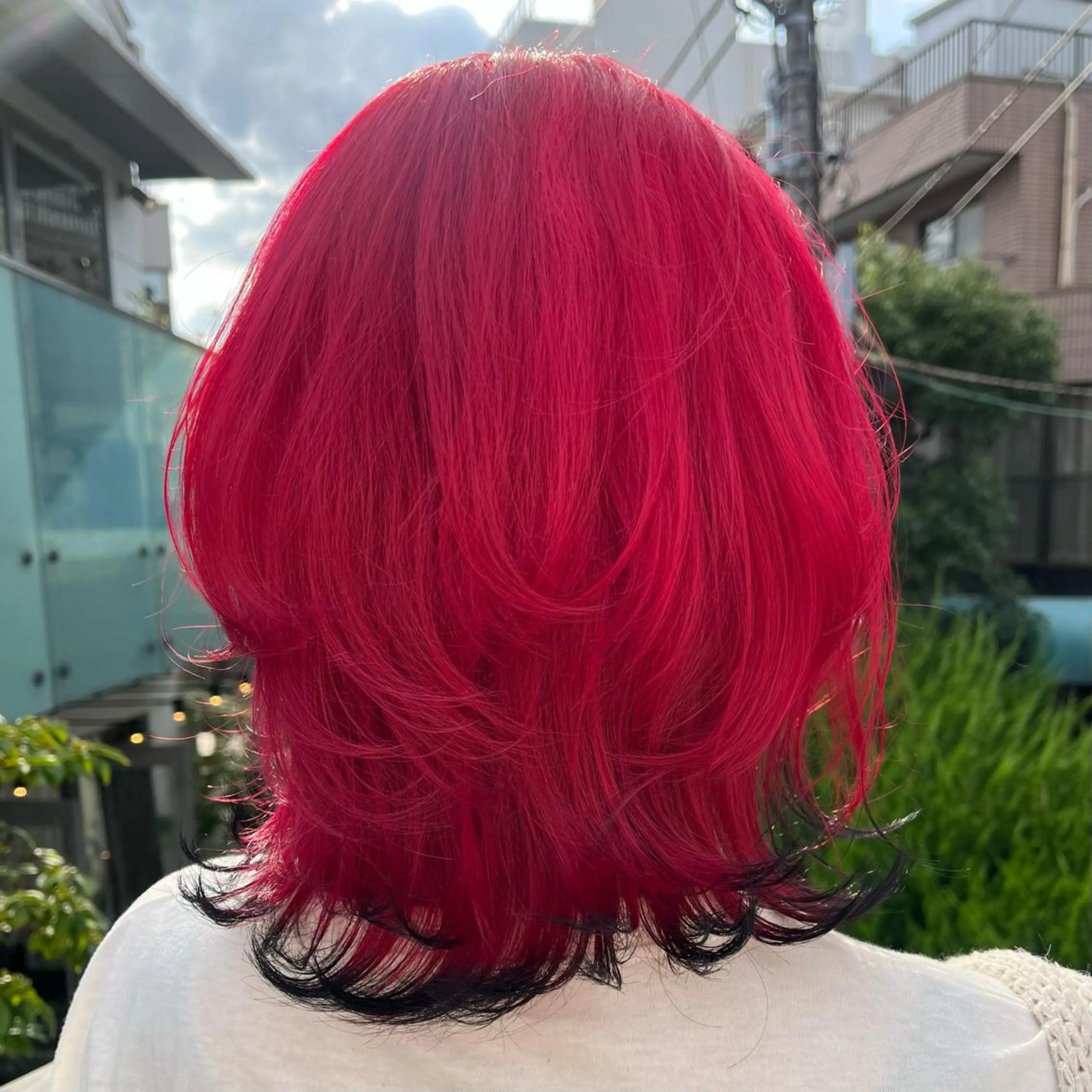 ショート カラー ヘアアレンジ デザインカラー ヘアカラー トリートメント ボブハイトーン🦖 デザインMAMIのヘアスタイル