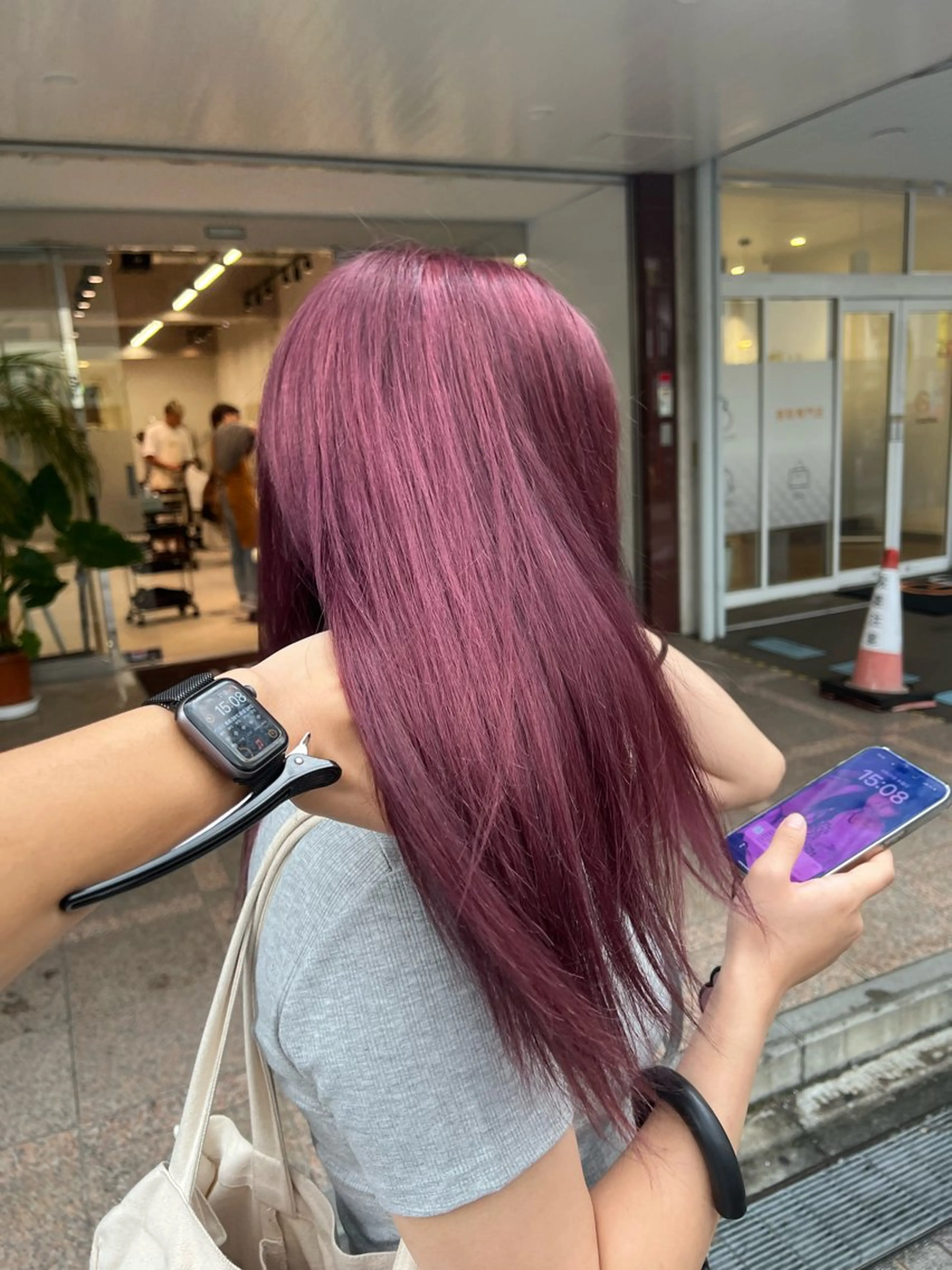 セミロング カラー カット ヘアカラー トリートメント 🍀お悩み改善憧れの 美髪　小林風雅のヘアスタイル