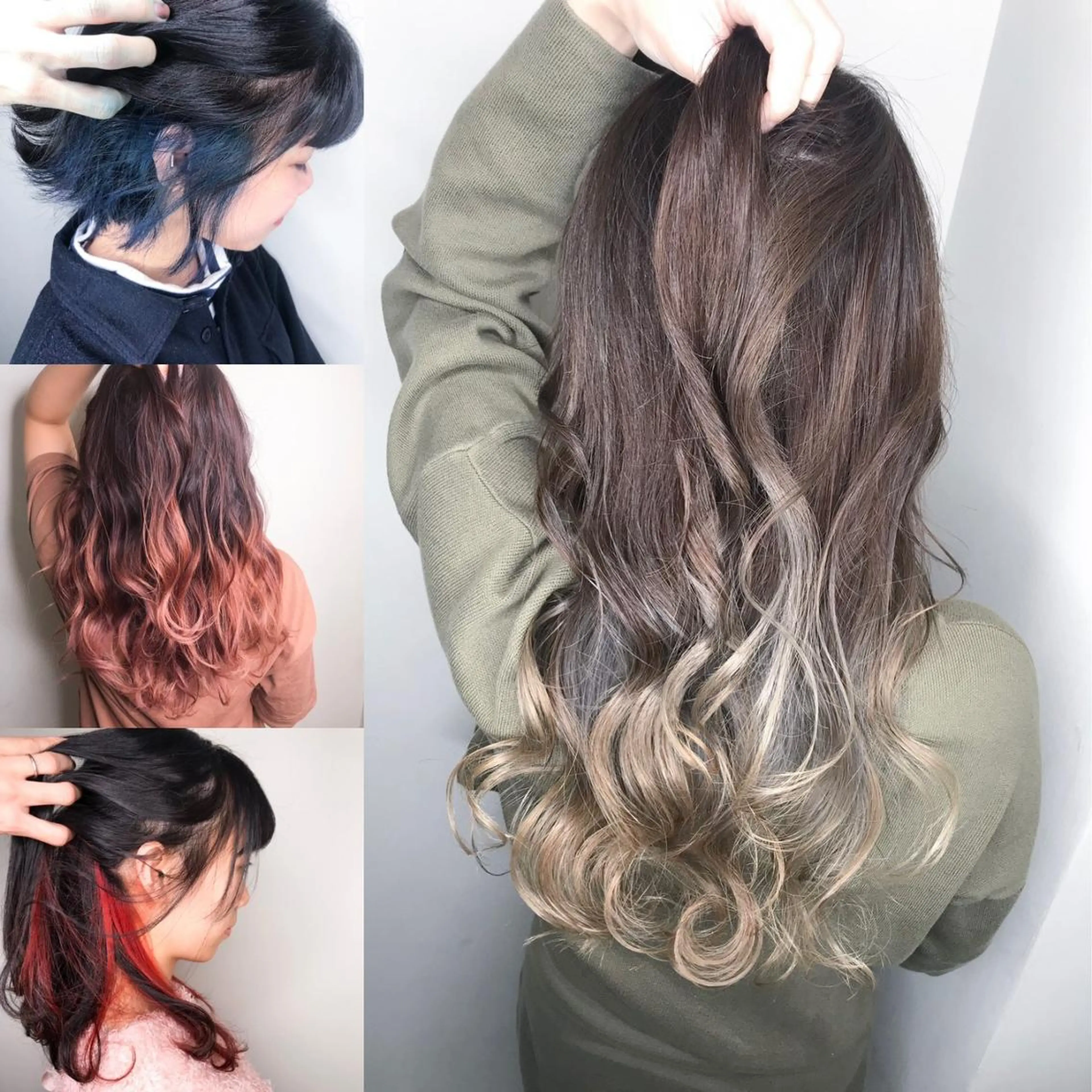 ロング カラー パーマ ヘアアレンジ メンズ キッズ ネイル マツエク・マツパ 学生(メンズ向け) 学生 ヘアカラー 新宿駅近♡友達とOK 🦋W -ワット -のヘアスタイル