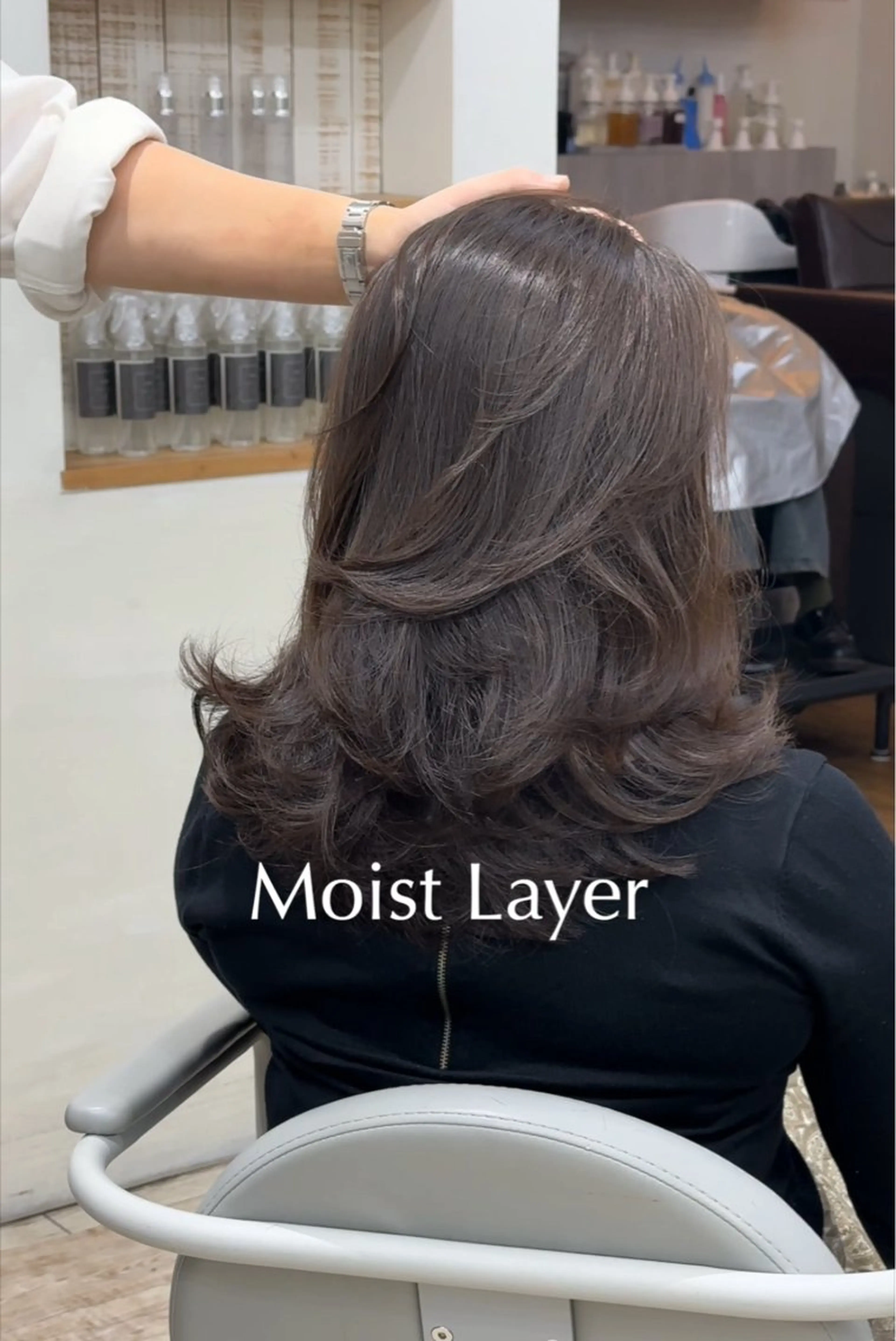 ミディアム カラー ミディアムレイヤー レイヤーカット 髪質改善専門店 Adele 青山所属・レイヤーカット 青山/ヒロキのヘアスタイル