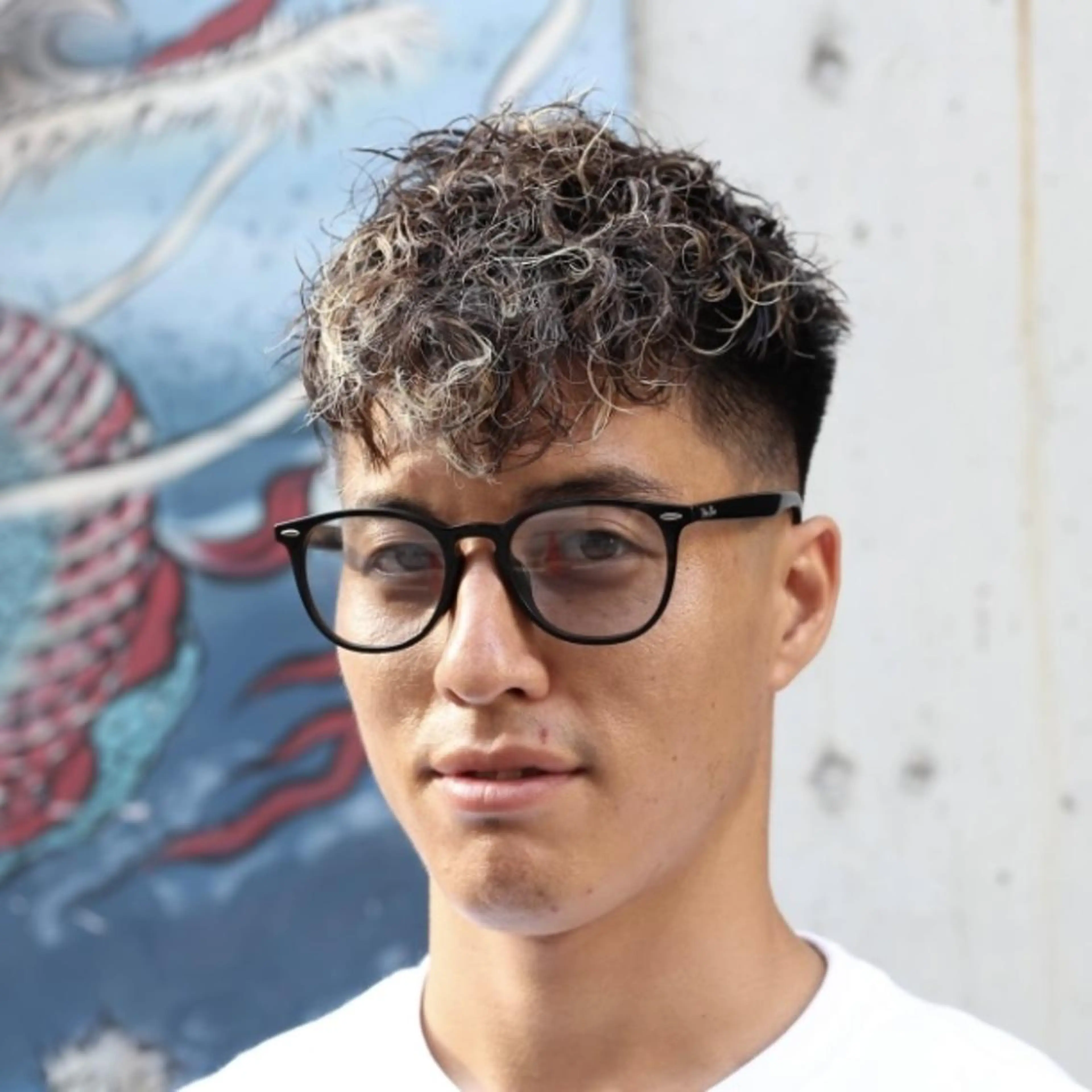 ショート カラー パーマ メンズ ヘアアレンジ キッズ ネイル アイブロウ マツエク・マツパ カット メンズ専門/パーマ/ フェード/みづきのヘアスタイル