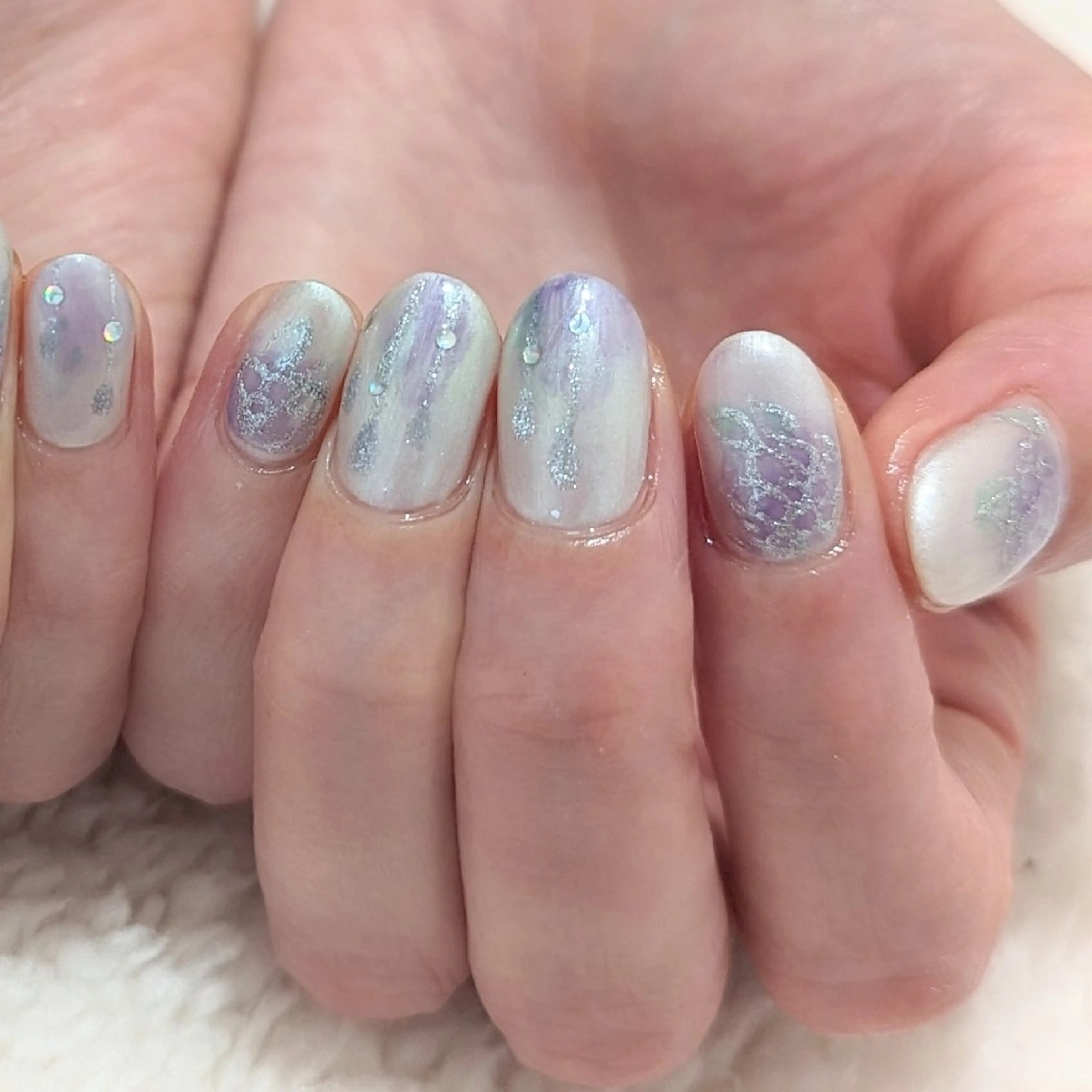 ネイル 持ち込み VIBLISS福岡店 yurichanのネイルデザイン