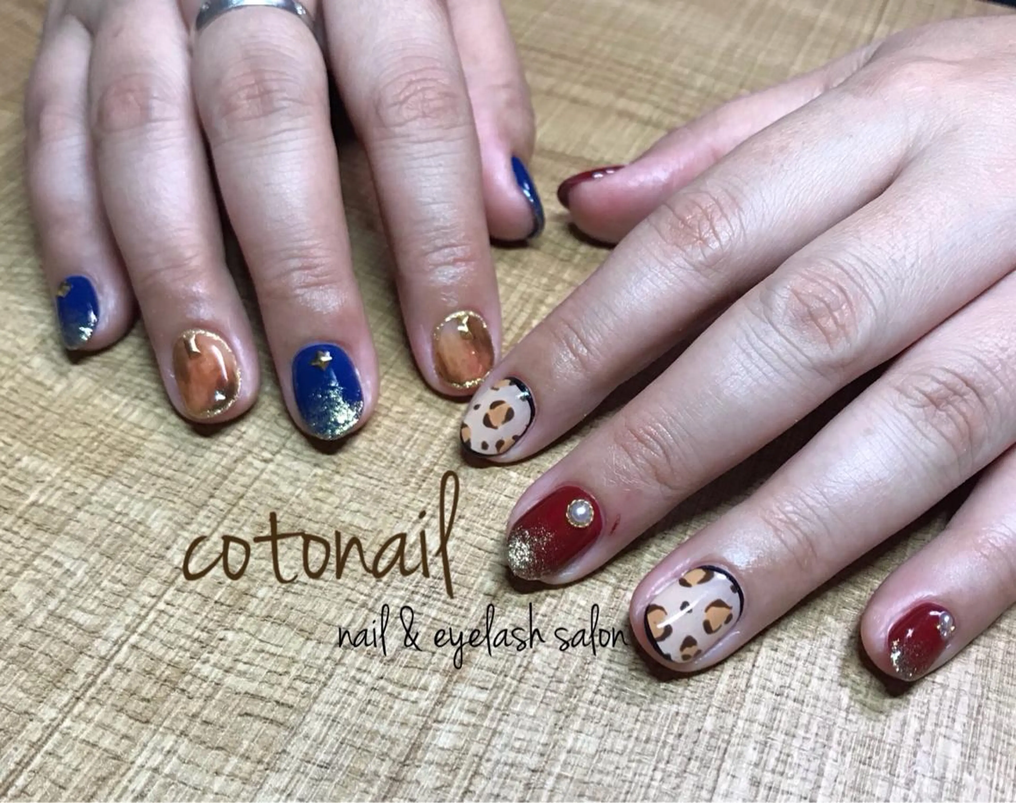 ショート ネイル アートネイル ハンドネイル ツメトマツゲ .のネイルデザイン