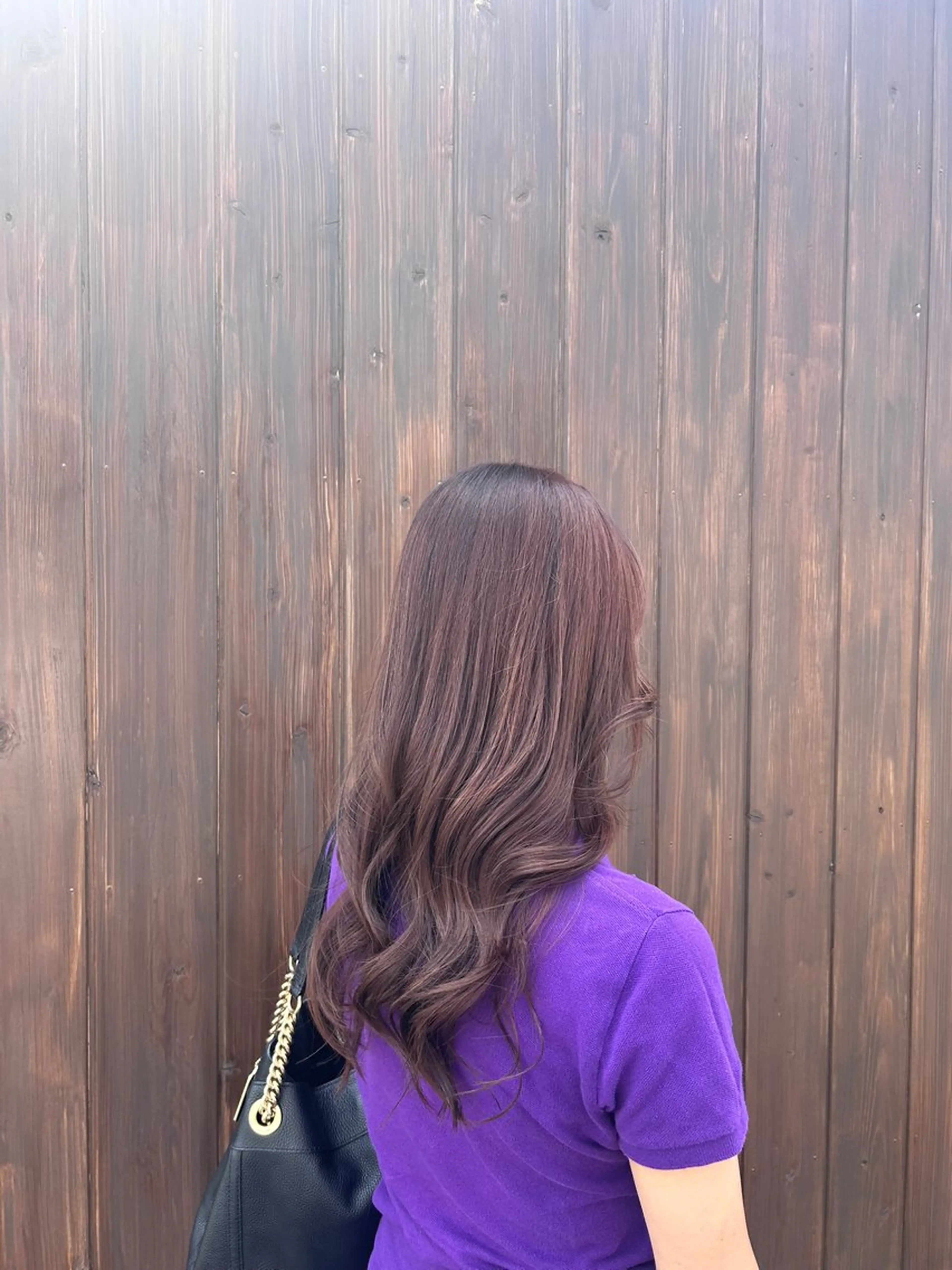 ロング チョコレートブラウン ヘアカラー トリートメント cherir所属・藤井 美陽のヘアスタイル