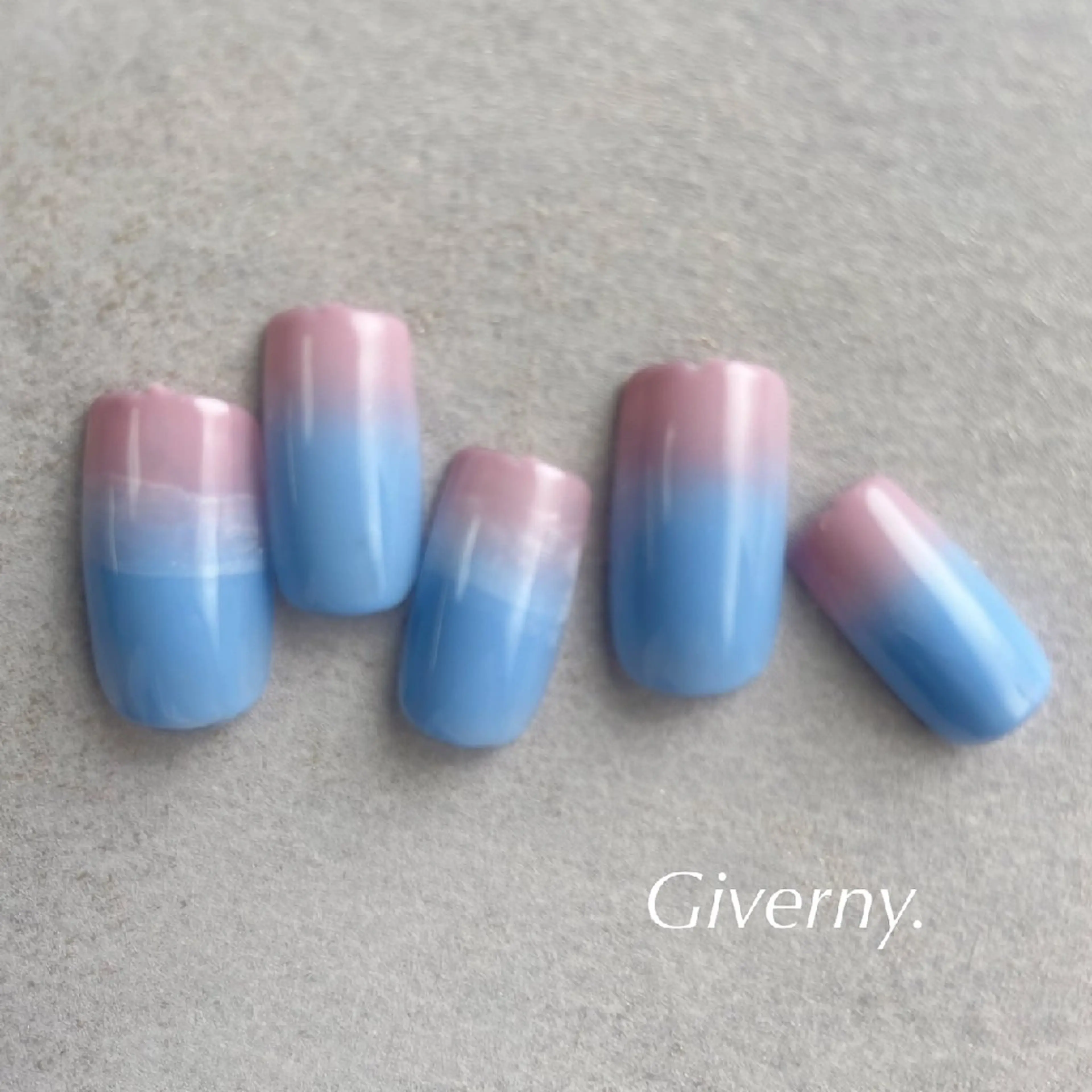 ネイル 春ネイル ハンドネイル Giverny .のネイルデザイン