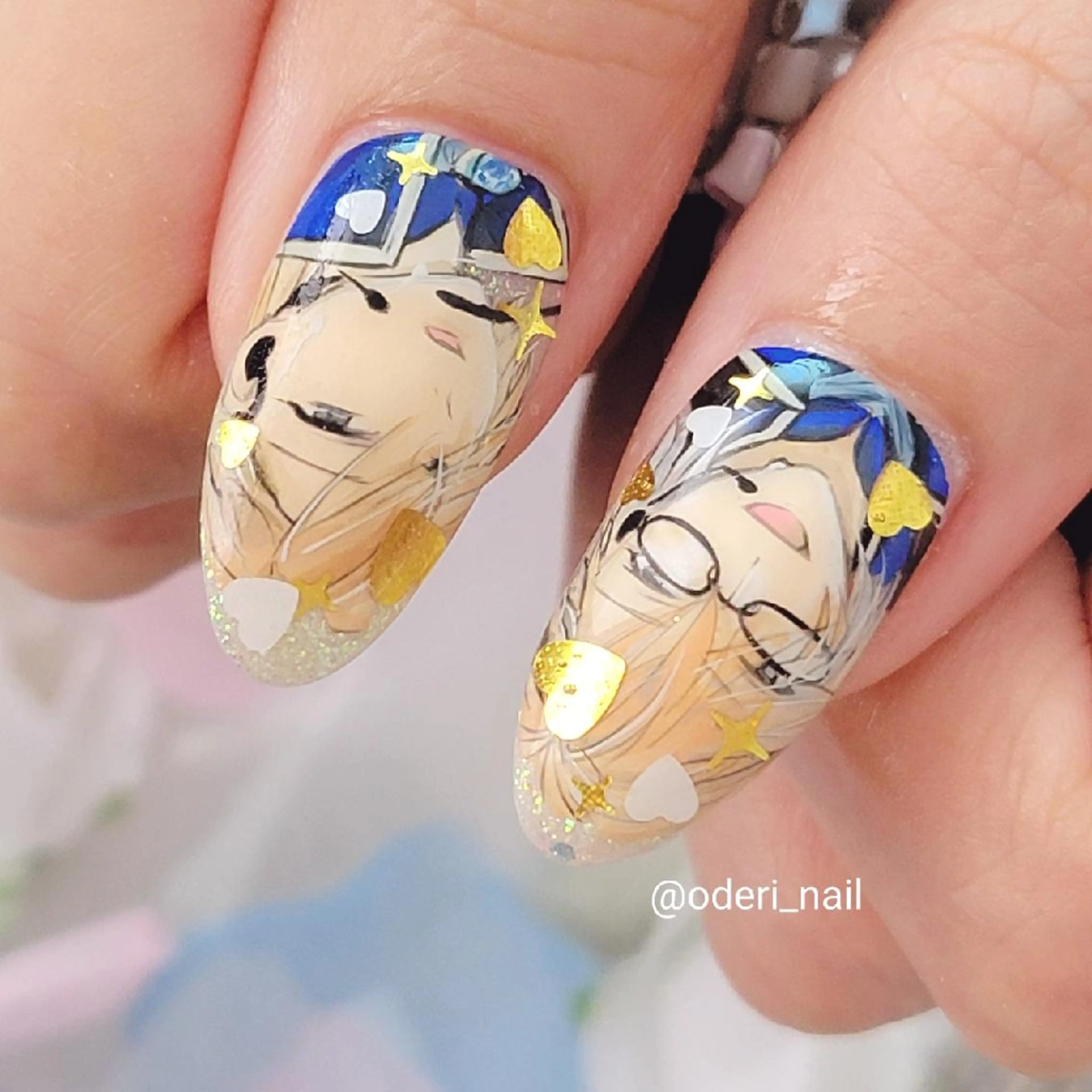 ネイル アートネイル ジェルネイル おで@ oderi_nailのネイルデザイン