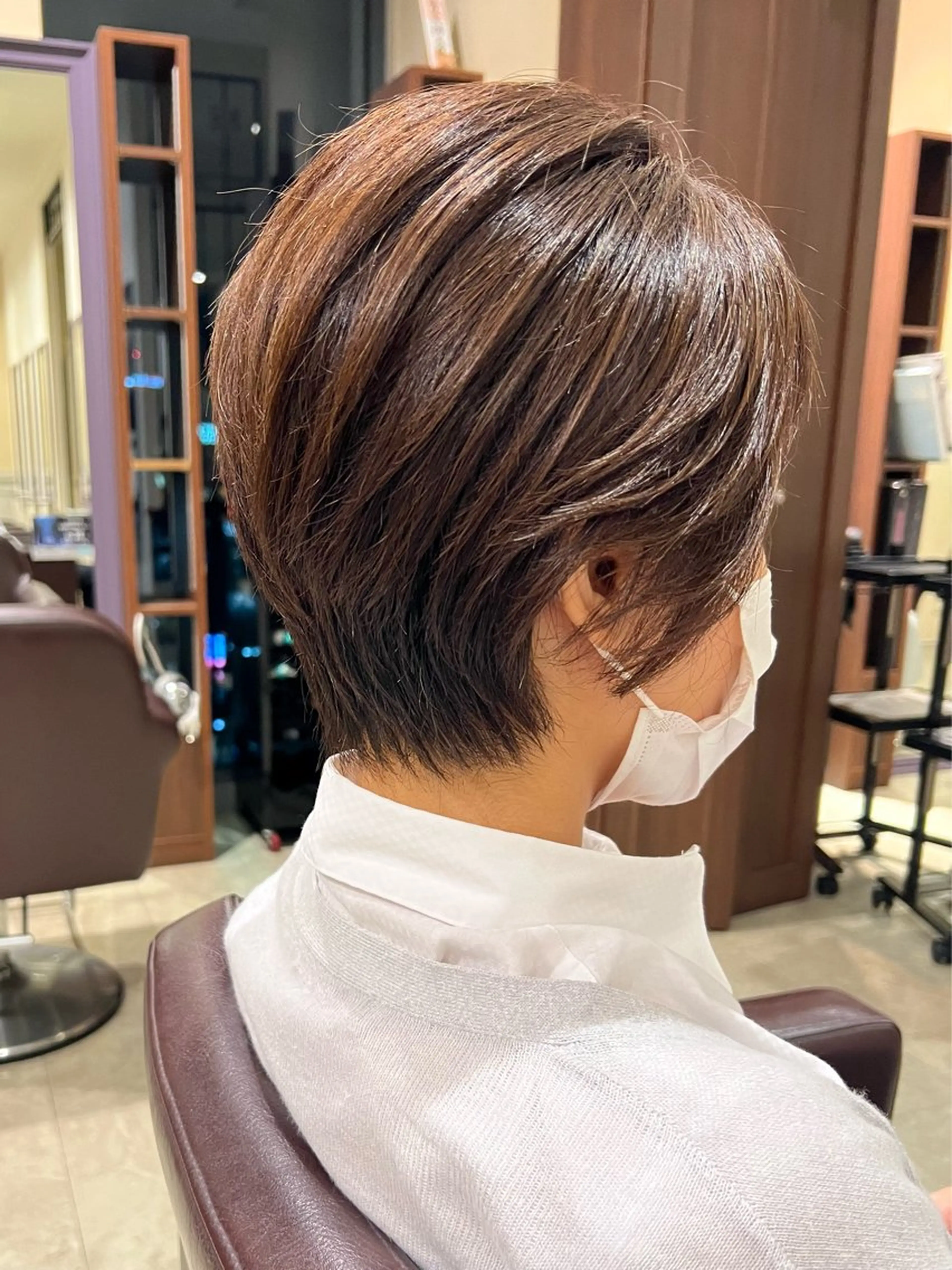 ショート シャンプーボーイセントラル所属・ミウラフウキ 髪質改善のヘアスタイル