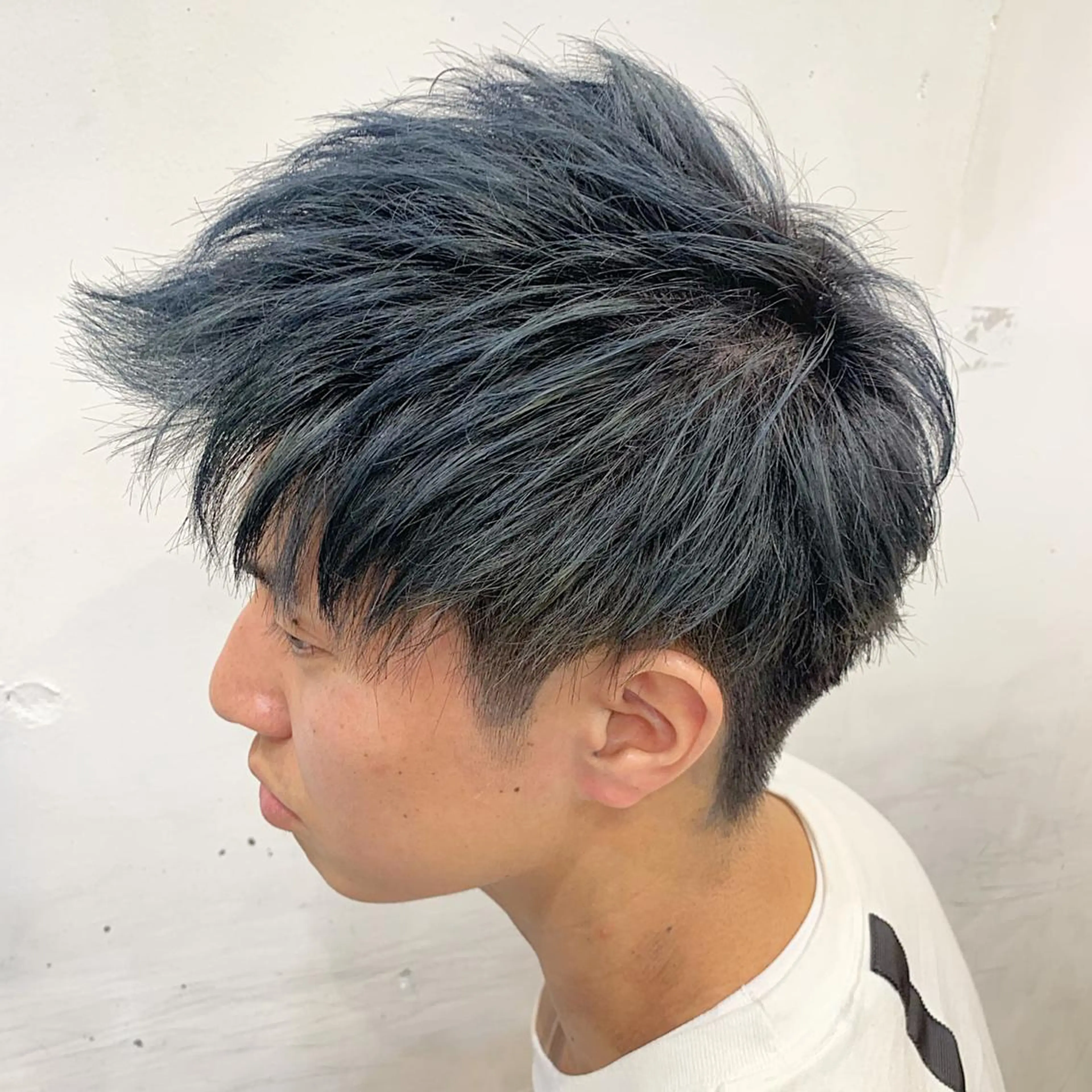 ショート ヘアアレンジ メンズ 透明感color 🥣suzunaのヘアスタイル