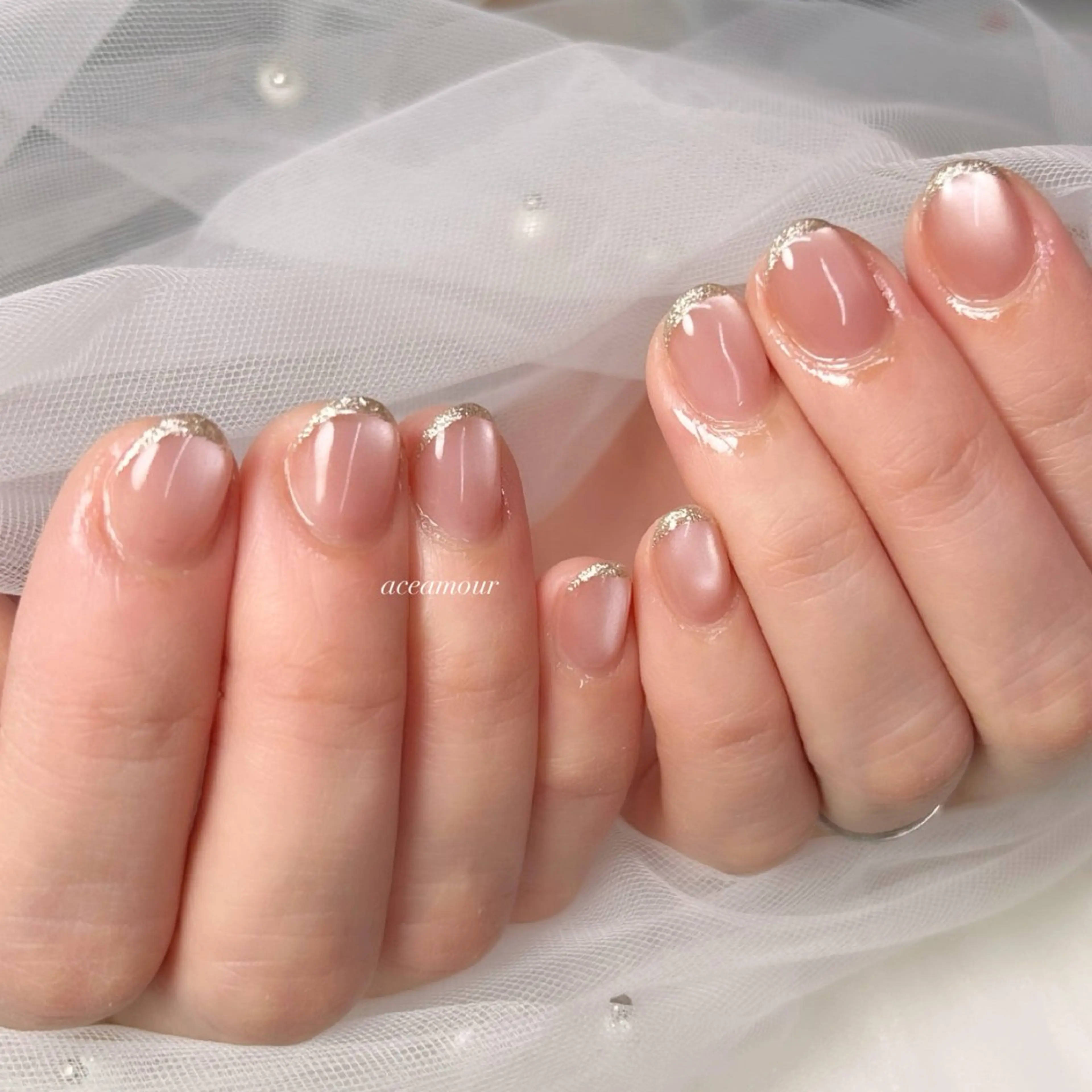 ネイル ハンドネイル ネイル/耳つぼ /新ホワイトニングのネイルデザイン