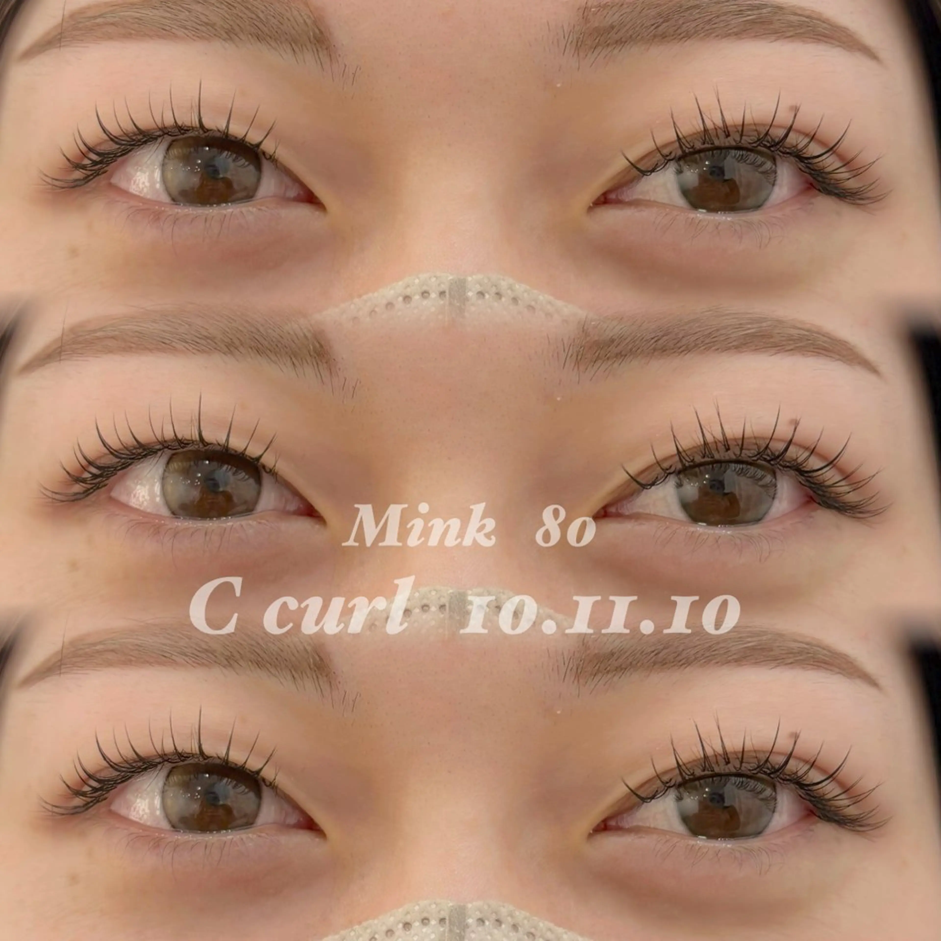 マツエク・マツパ 束感まつ毛 Cカール ミンク マツエク erika asotのマツエク・マツパデザイン