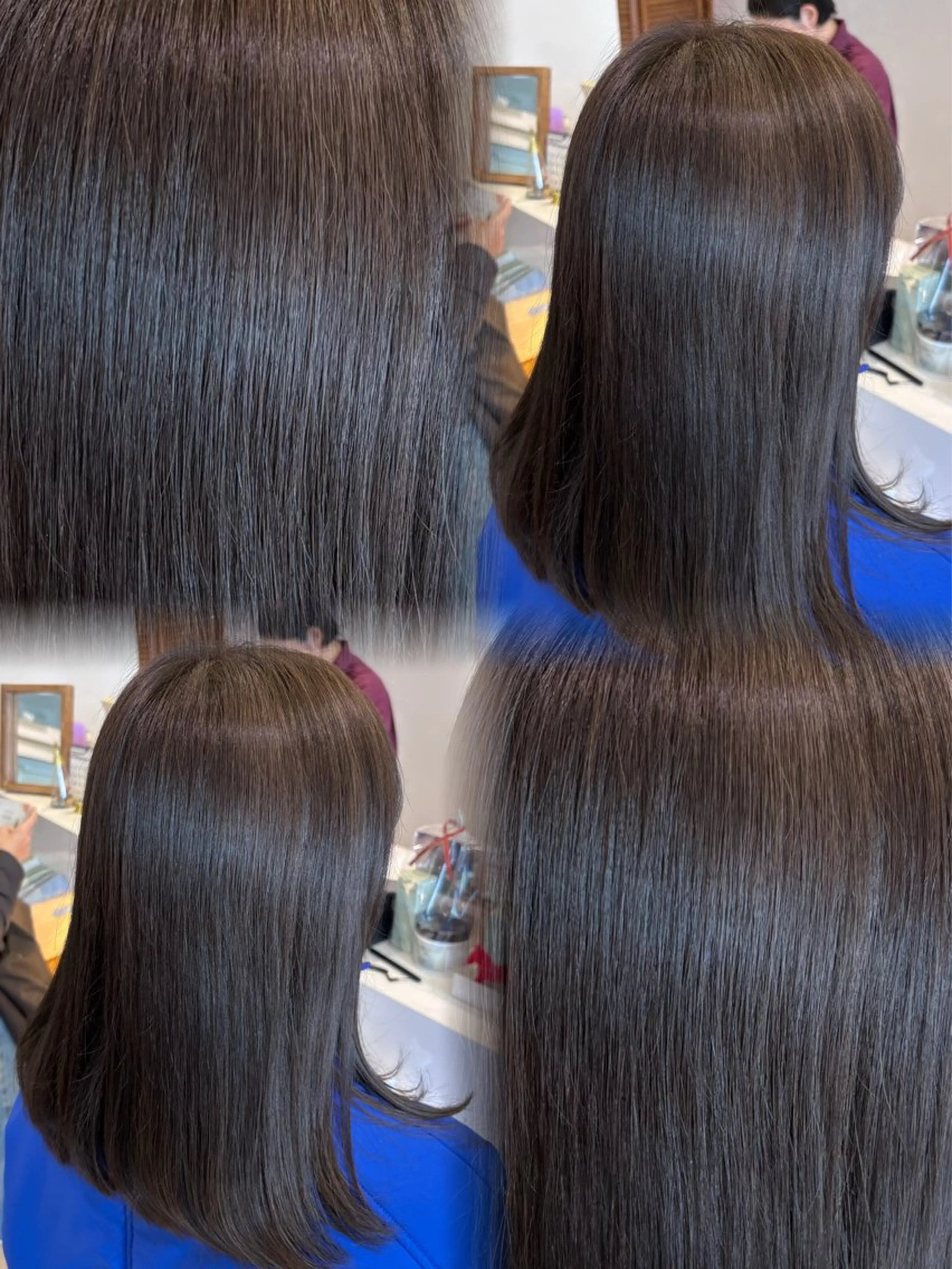 セミロング カット ヘアカラー 井上 昴のヘアスタイル