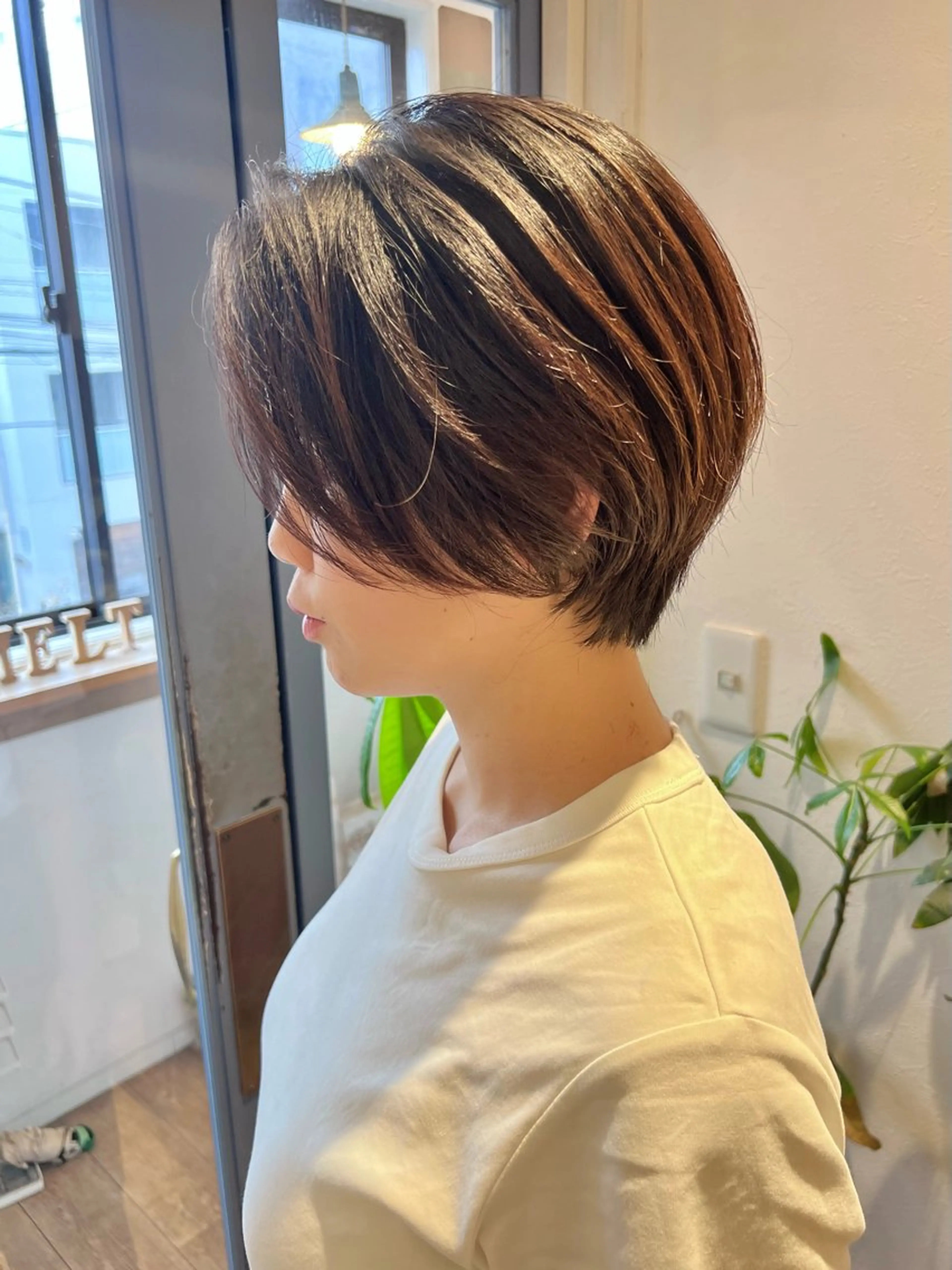 ショート カラー ショートヘア カット 💐美しいショート× パーマ💐早坂駆留のヘアスタイル