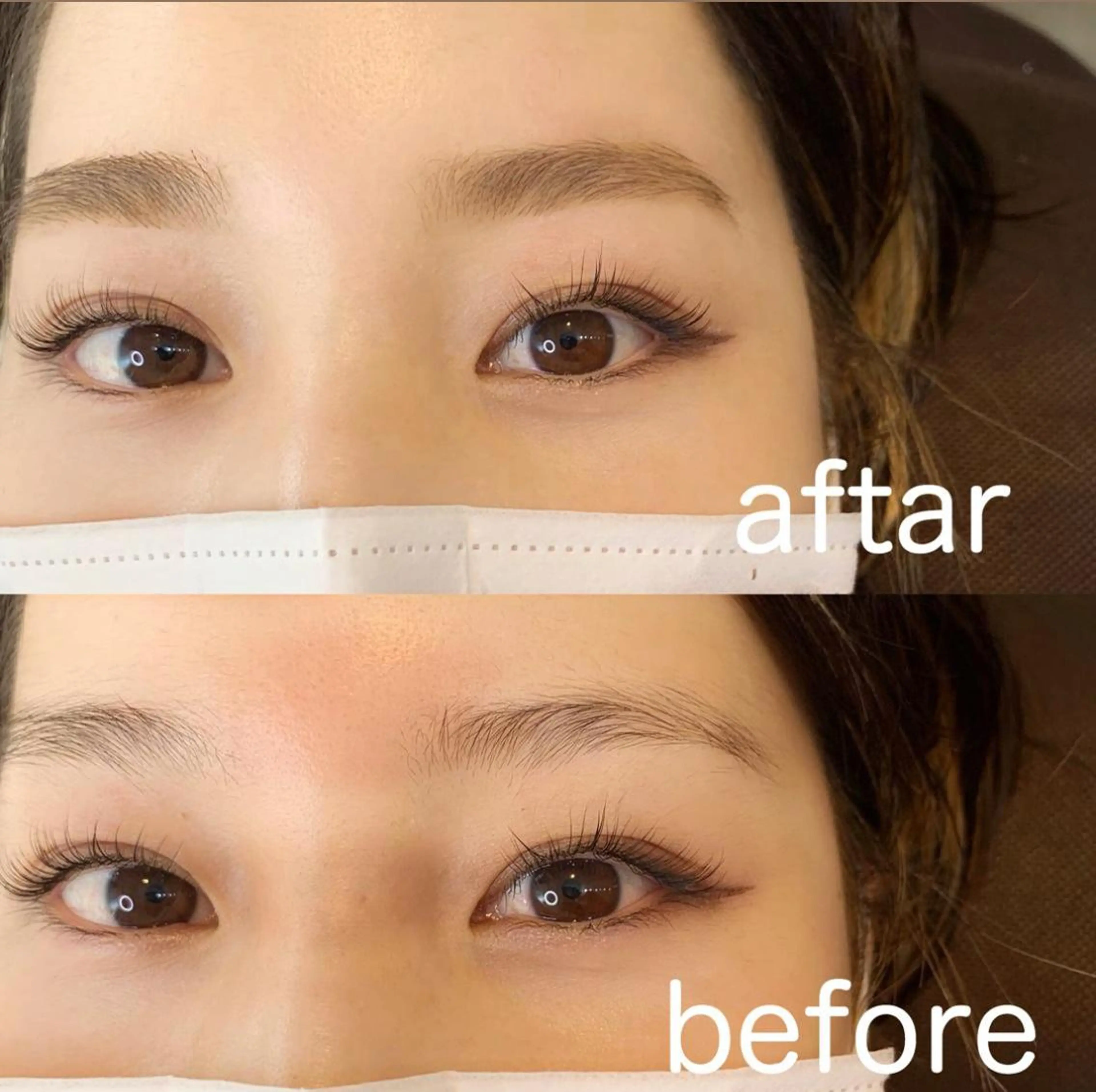 美眉スタイリング(アイブロウWAX)モニター様の写真