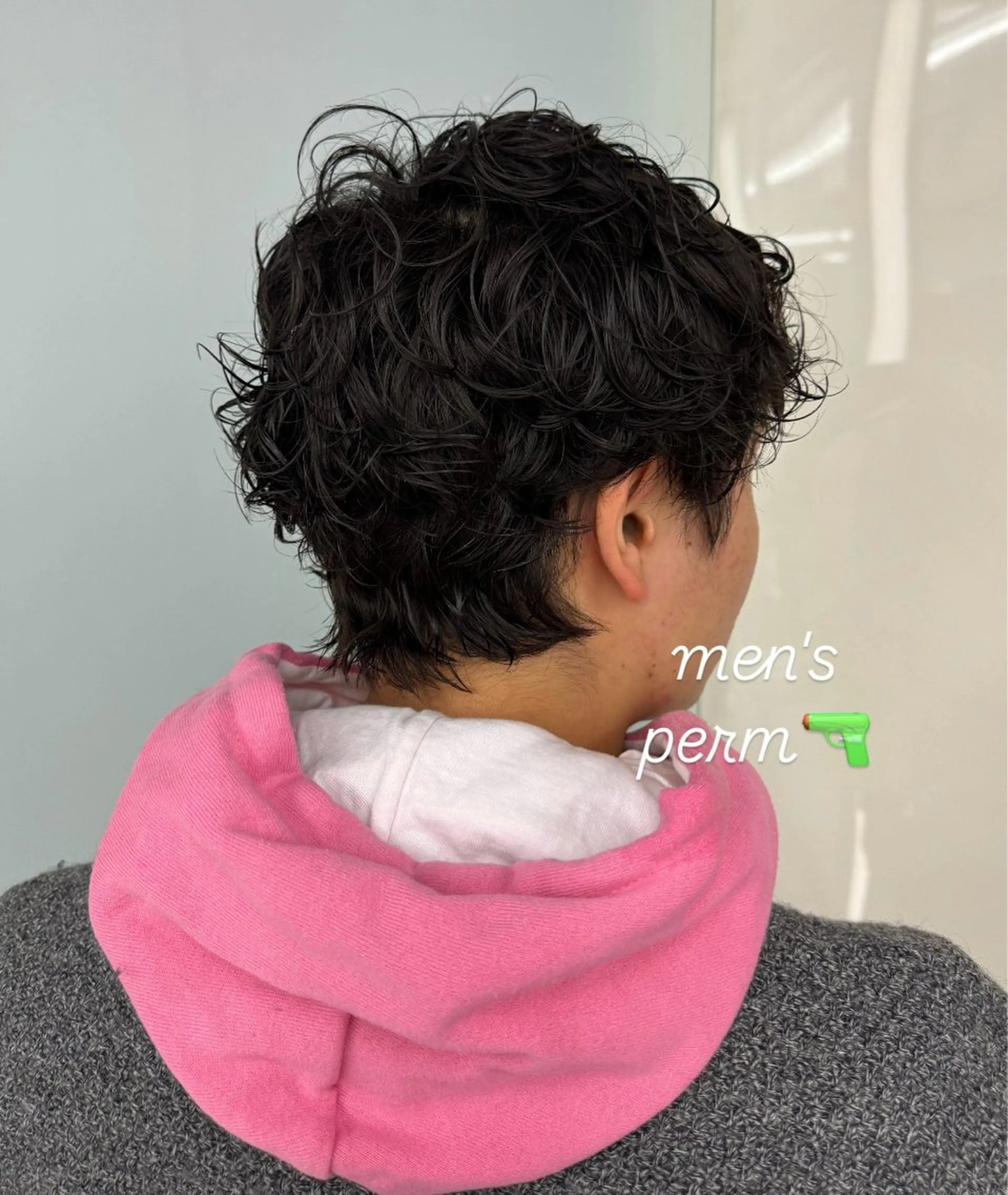 ショート パーマ メンズ cut model 🫒natsuのヘアスタイル