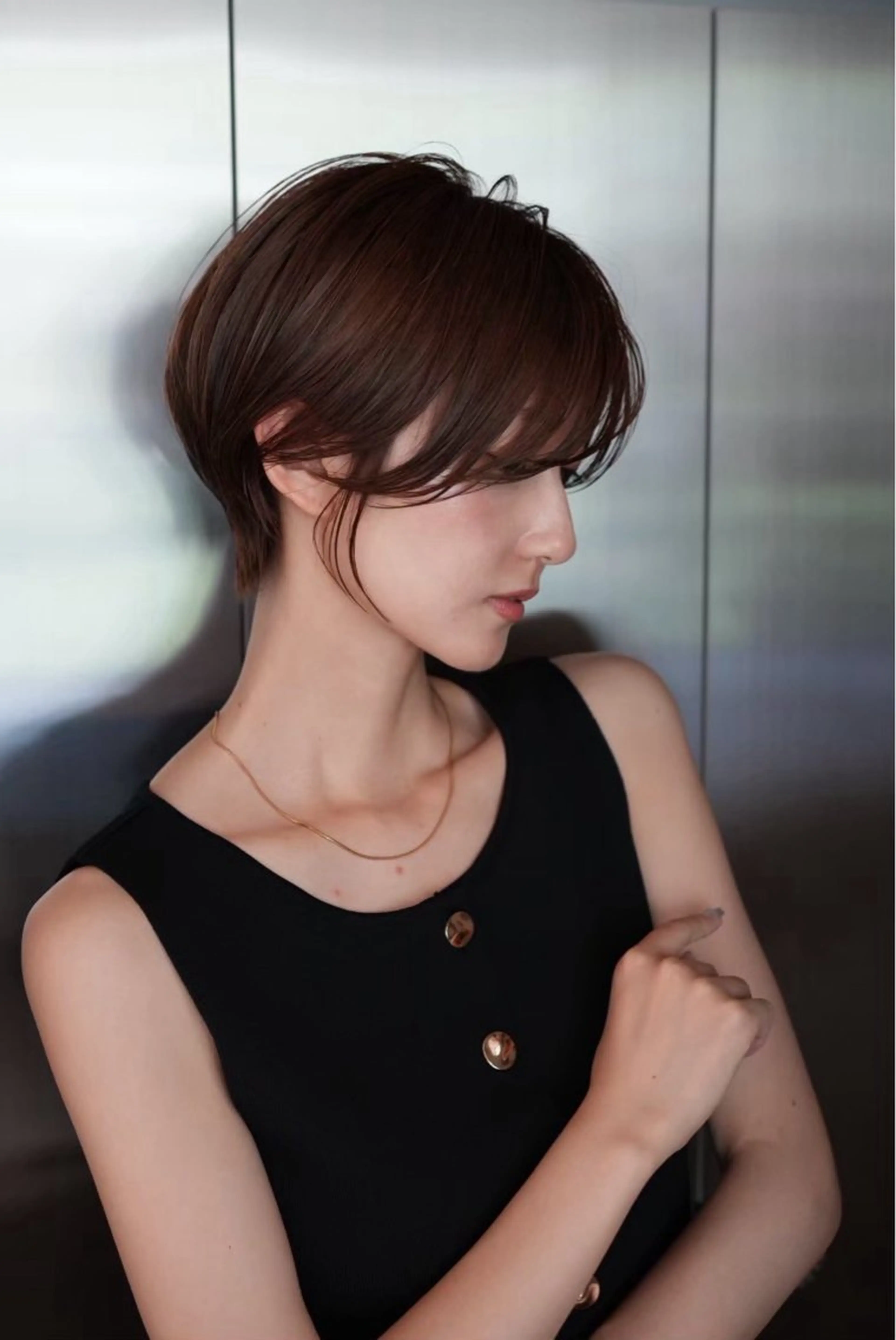 ショート カラー 加賀 千聖 /soigneのヘアスタイル