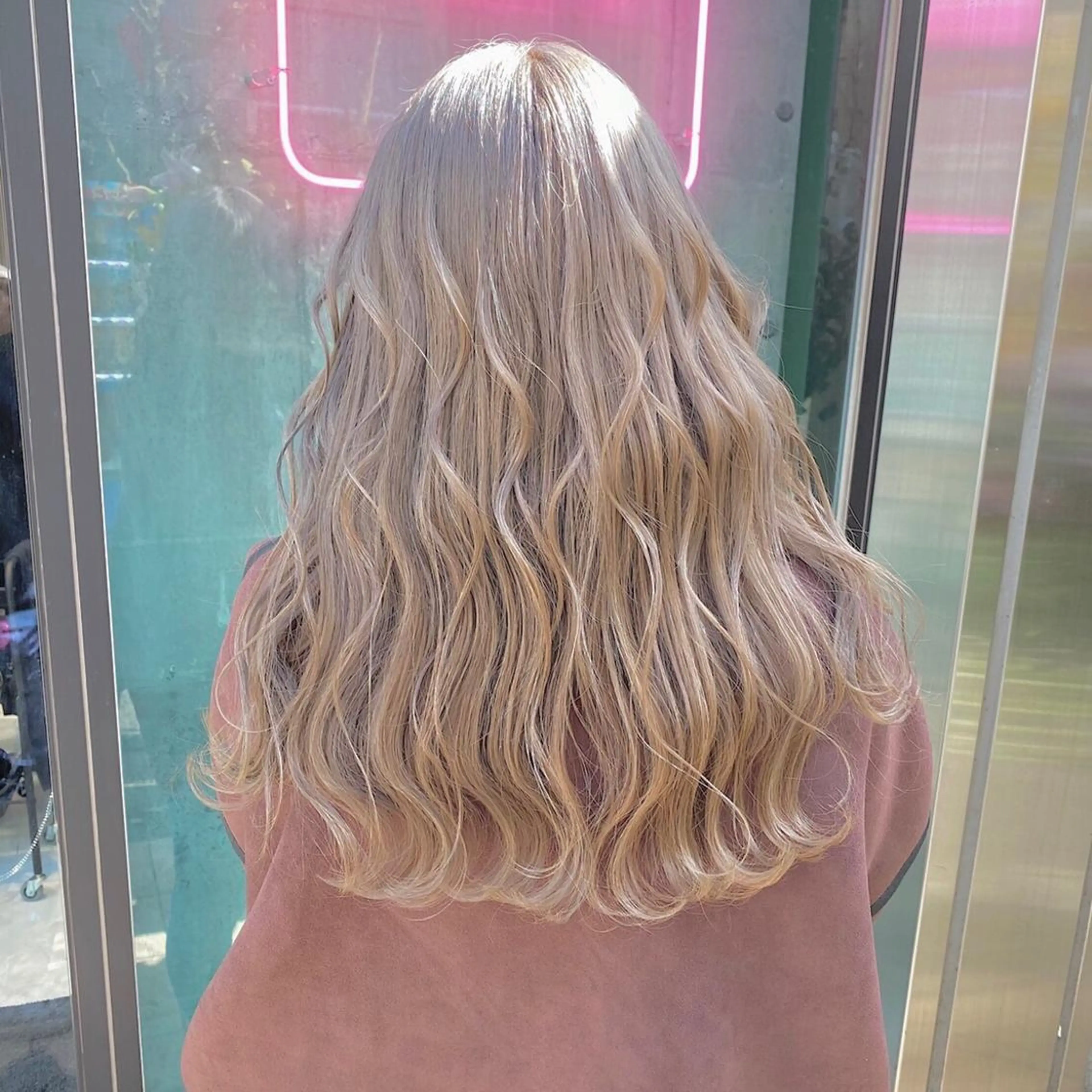 ロング カラー ヘアアレンジ メンズ キッズ SALOWIN所属・ハイトーン美容師 MASATOのヘアスタイル