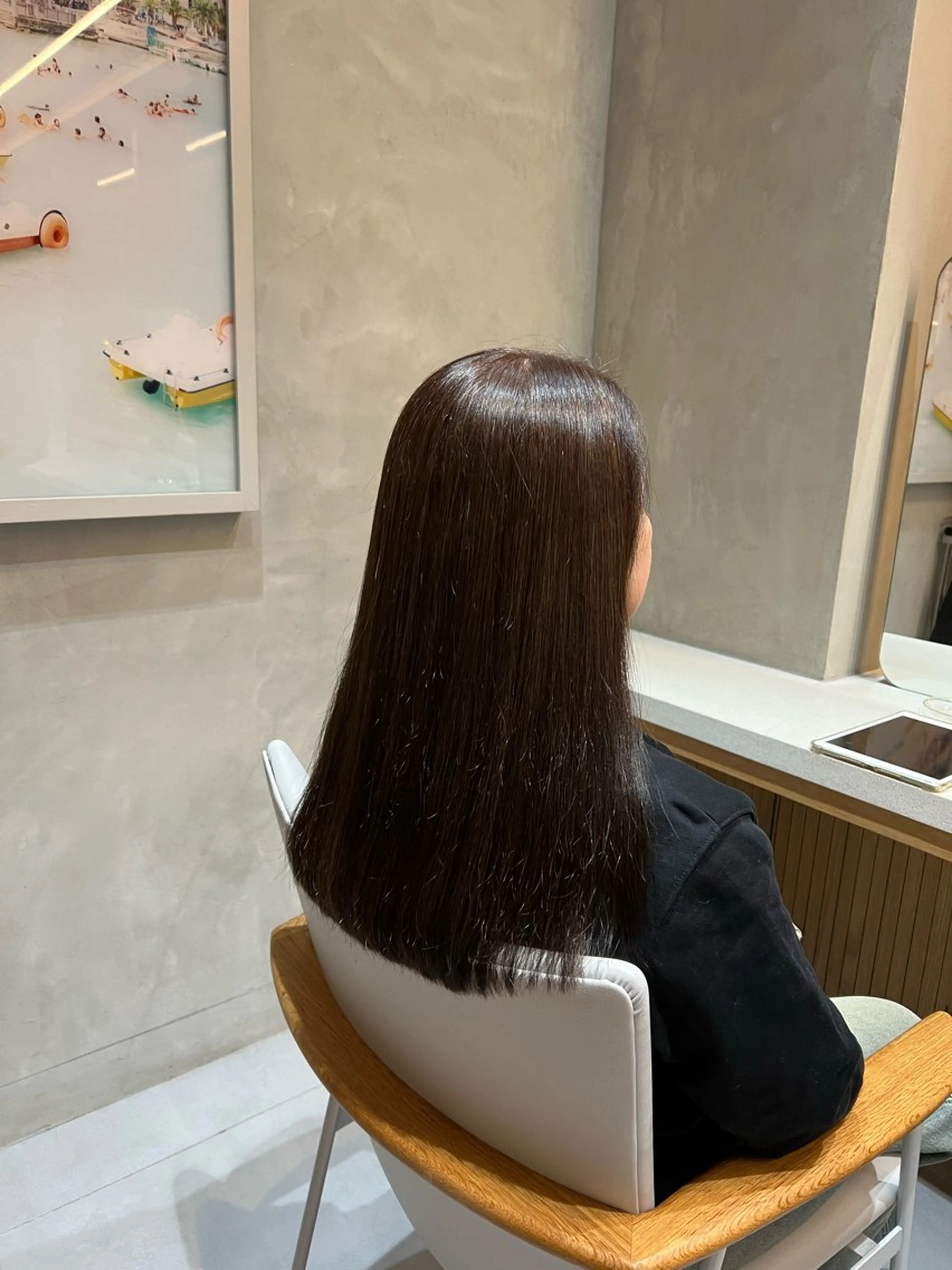 ロング カラー three所属・🦄今西 利音🦄のヘアスタイル