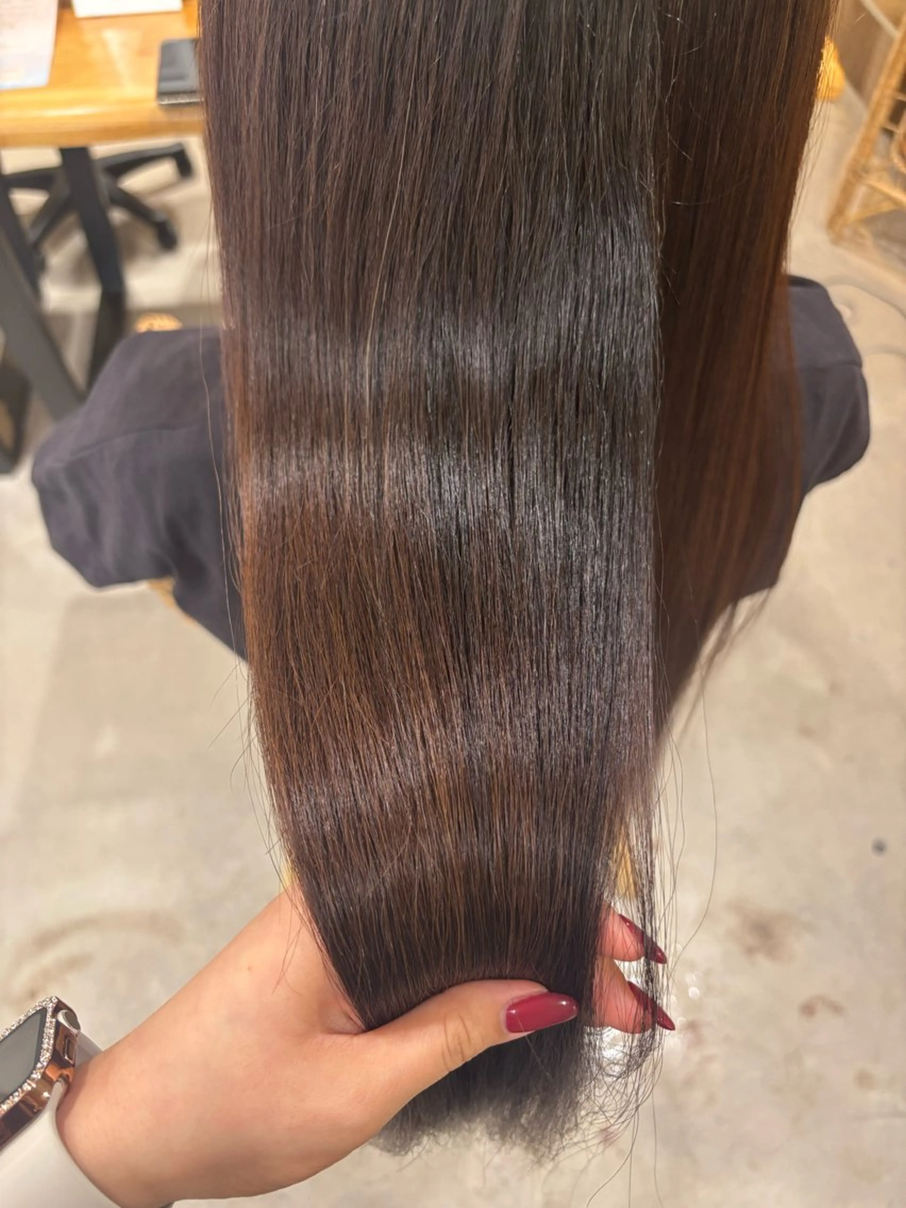 ロング 髪質改善 トリートメント 豊中美容室COCOLUANA所属・CHISATO /暖色カラー❤️のヘアスタイル