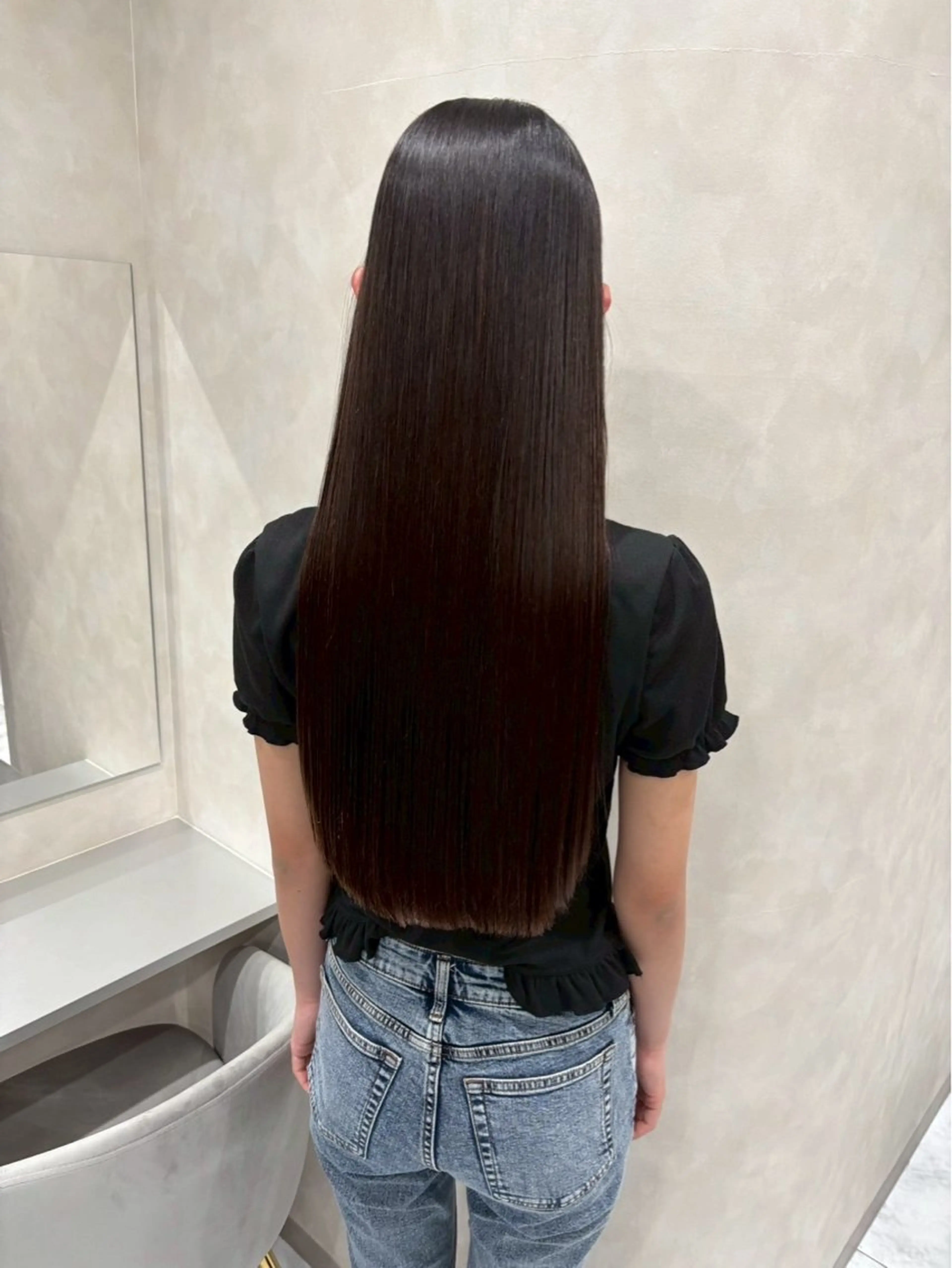 ロング カット ヘアカラー 縮毛矯正 king highlight&extensions梅田所属・髪質改善/似合わ せ/ダブルカラー盛田のヘアスタイル