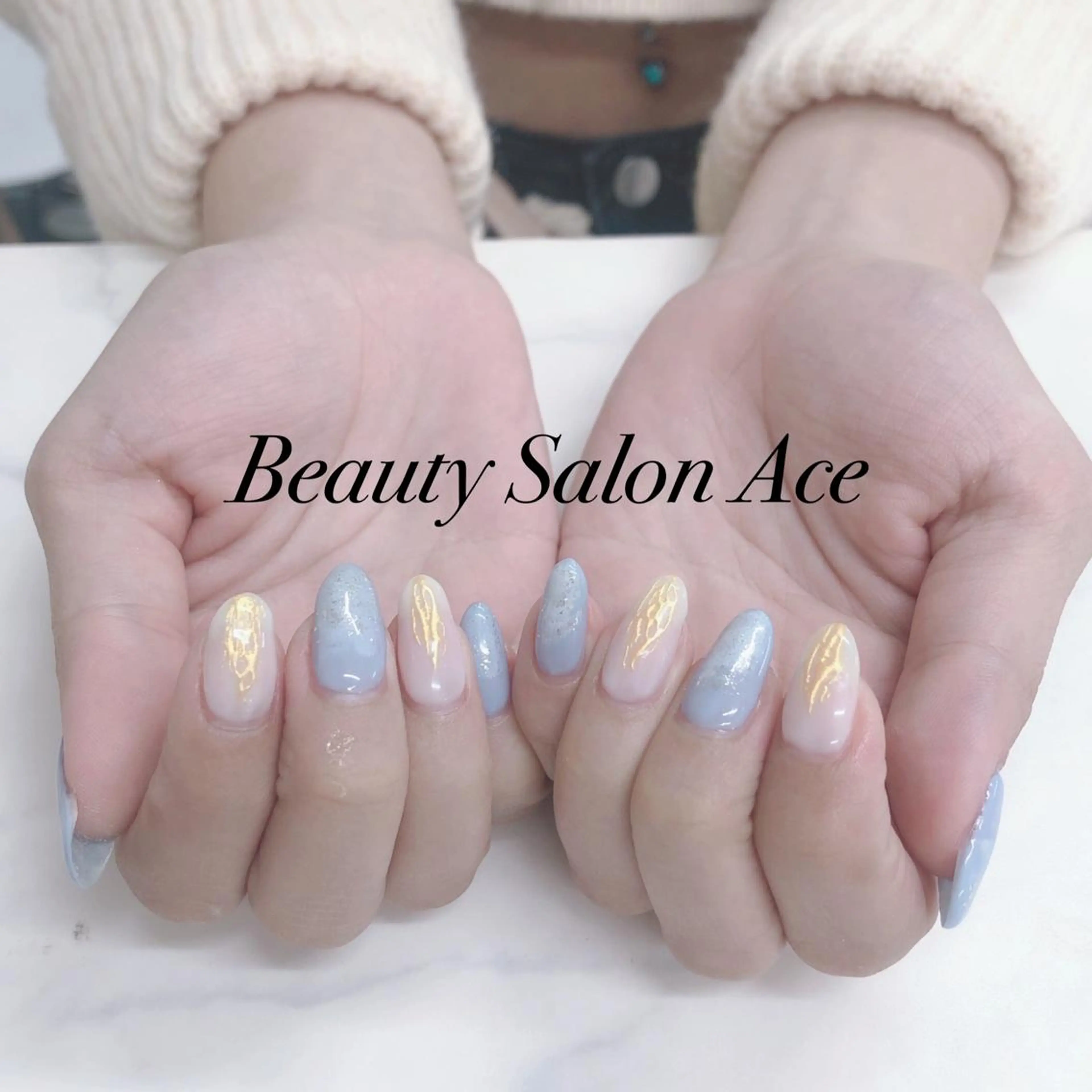 ネイル メンズネイル 春ネイル ハンドネイル ハンドケア Beauty Salon Ace（ネイルサロン　エース）所属・池袋フィルイン Ace♡長さだしのネイルデザイン