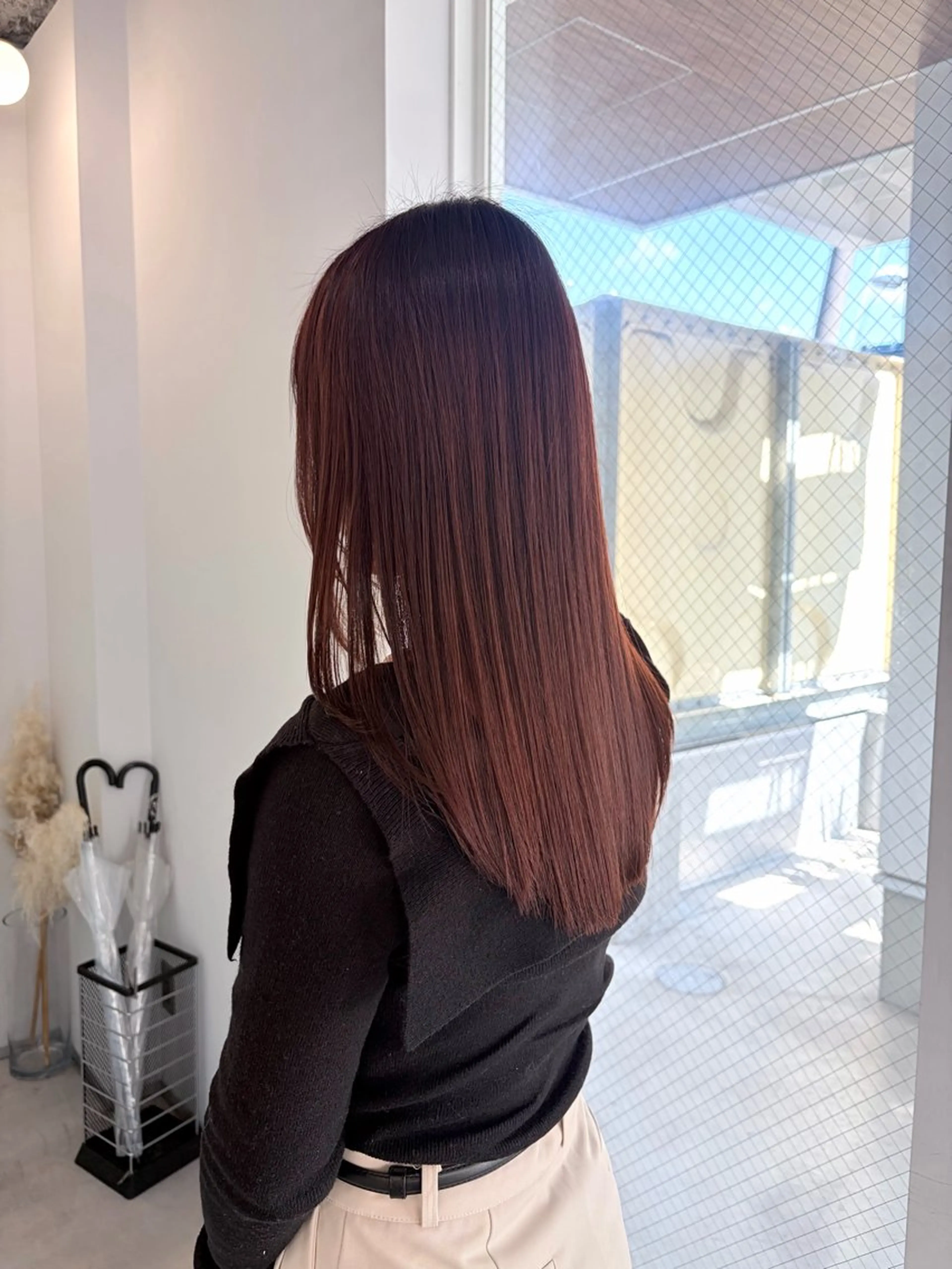 ロング カット ヘアカラー トリートメント AELU🌱 林千晶のヘアスタイル