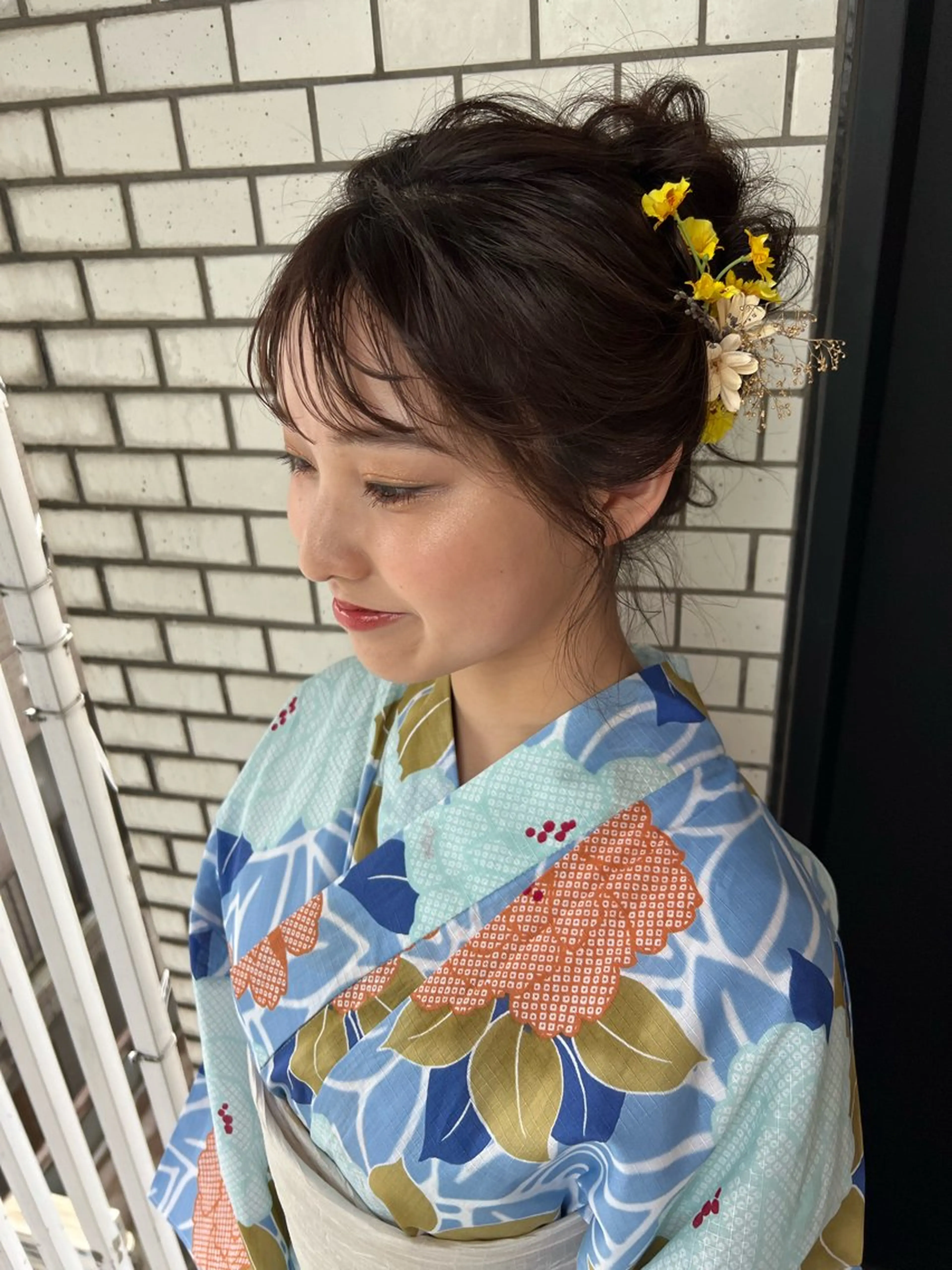 ヘアアレンジ 浴衣 大人可愛いヘアメイク 💋🧚‍♀️しずかのヘアスタイル