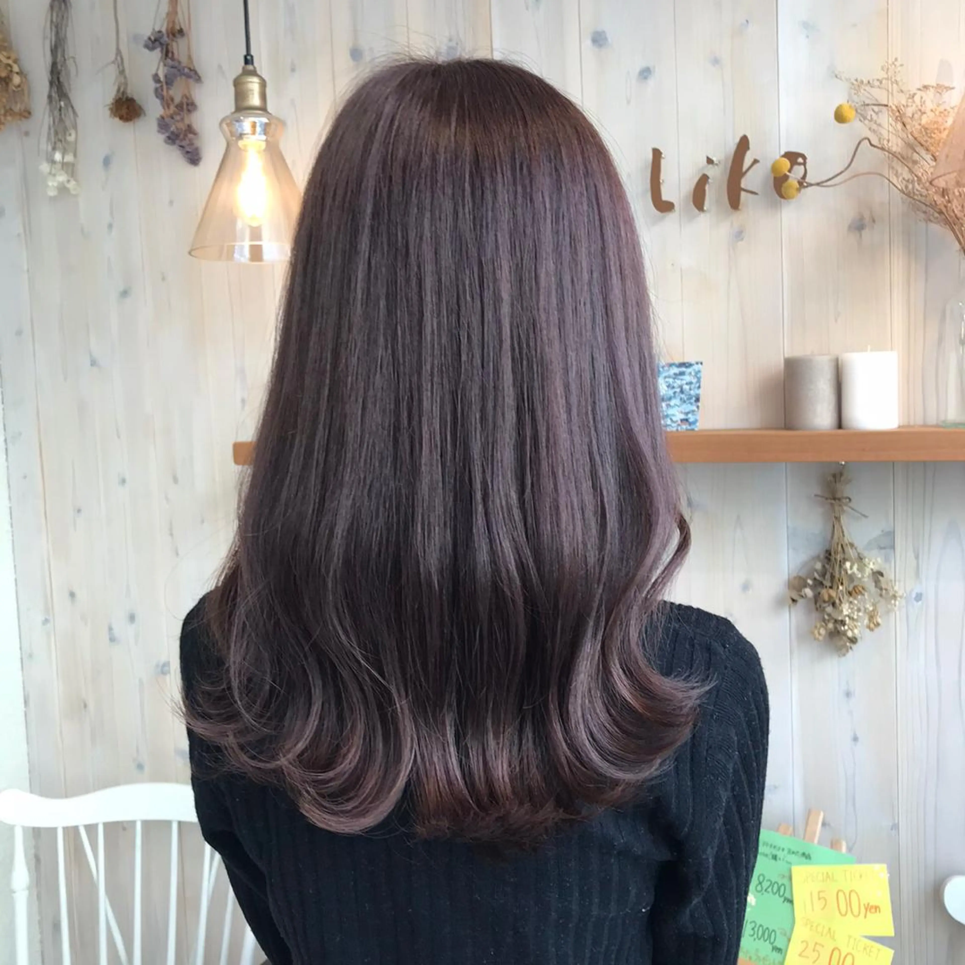 セミロング 透明感カラー/ 寺田千雅子のヘアスタイル