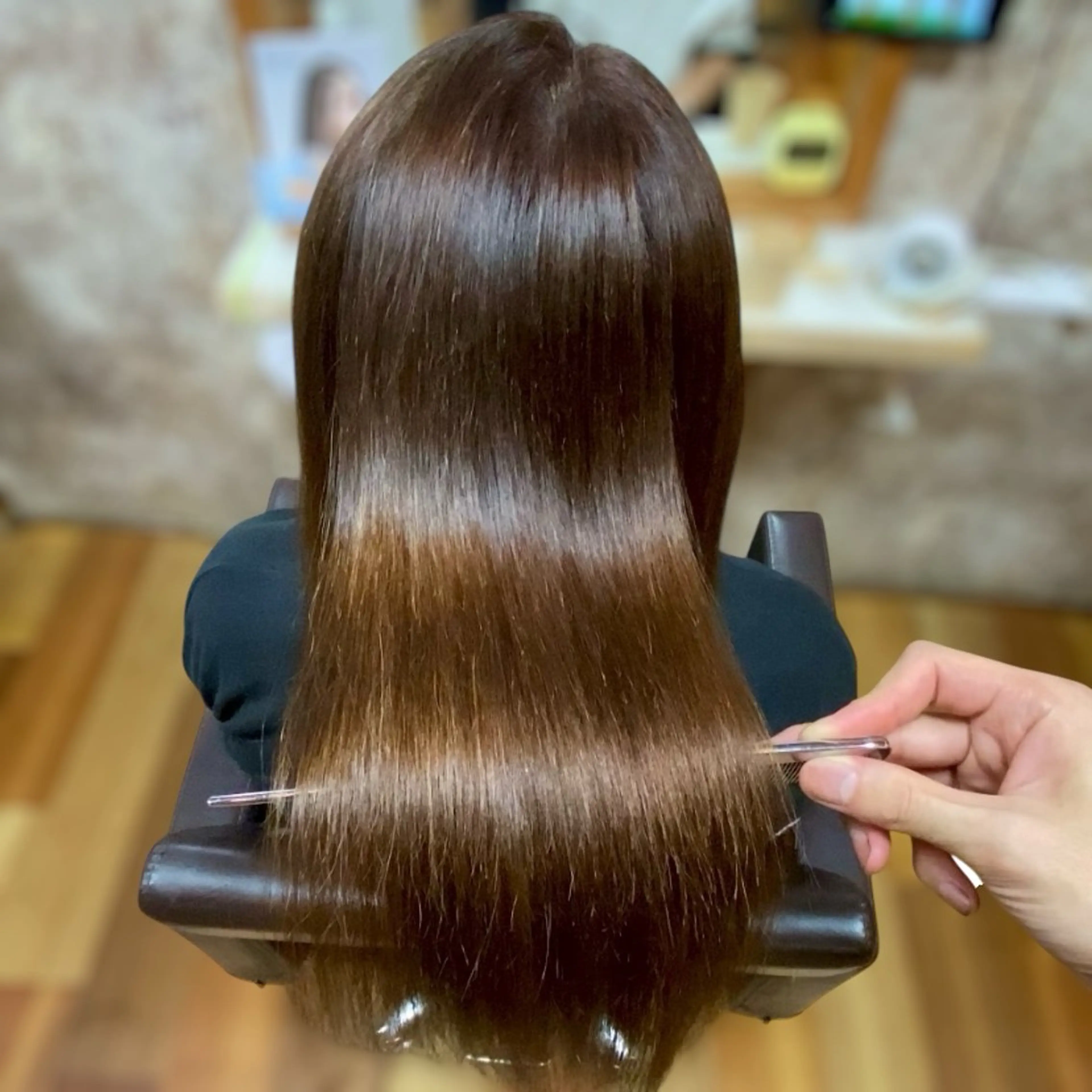 ロング YELLOW CORN 金沢文庫所属・【金沢文庫4分】髪質 改善/縮毛矯正アラタのヘアスタイル