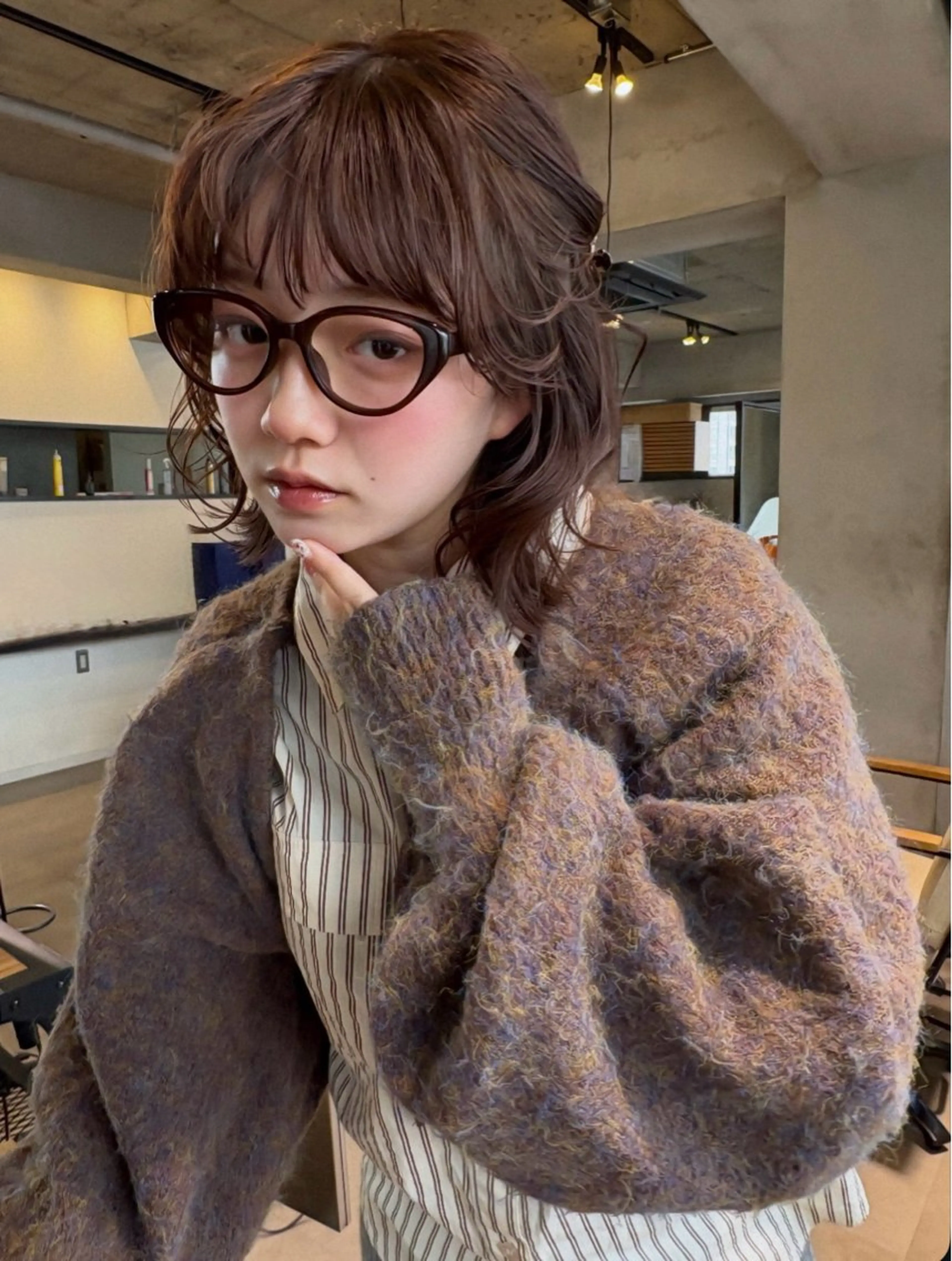 ミディアム murai airiのヘアスタイル