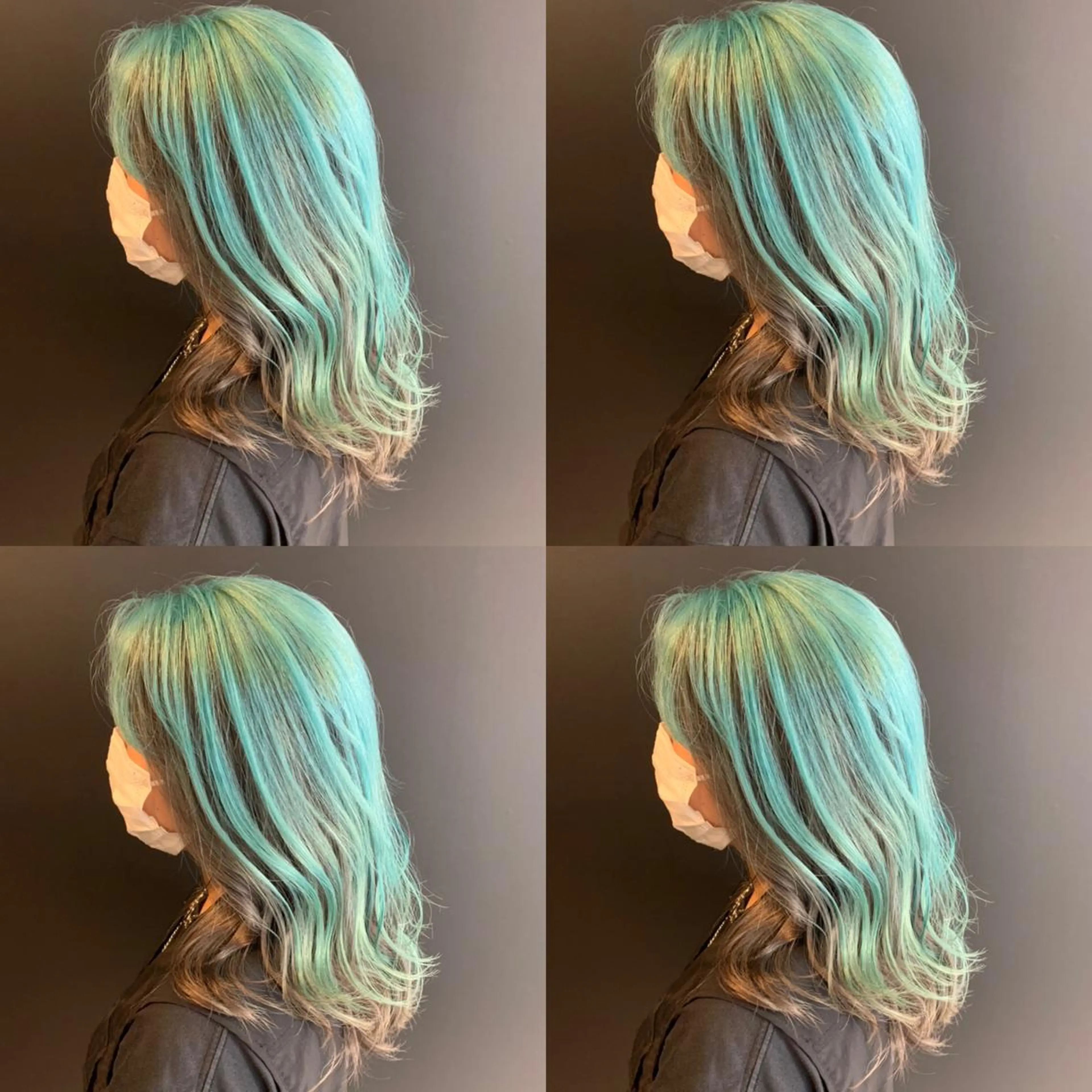 セミロング カラー カット ヘアカラー トリートメント ✨髪質改善✖︎韓国 レイヤー✨ナカムラのヘアスタイル