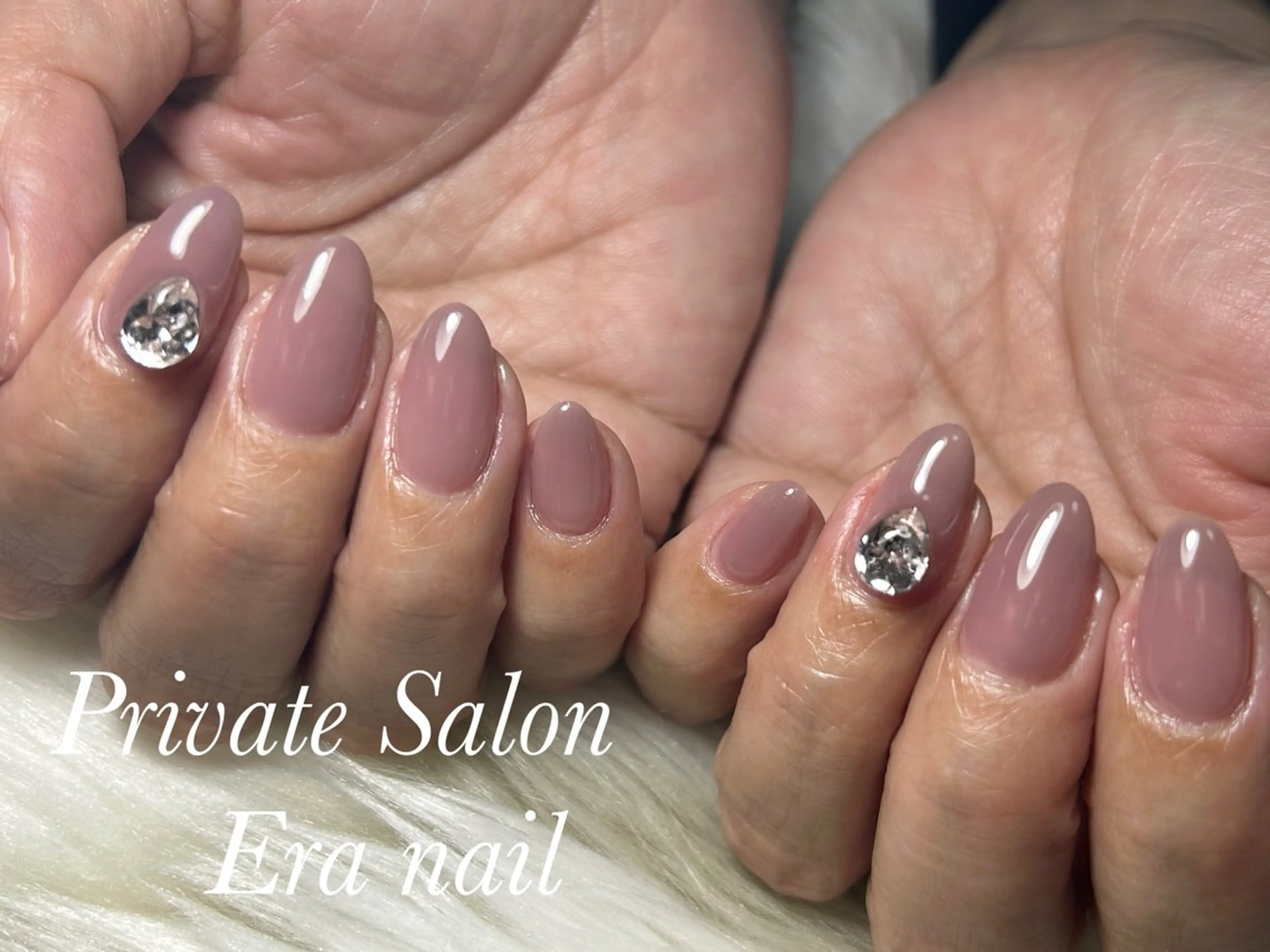 ネイル ワンカラーネイル ハンドネイル Era nailのネイルデザイン