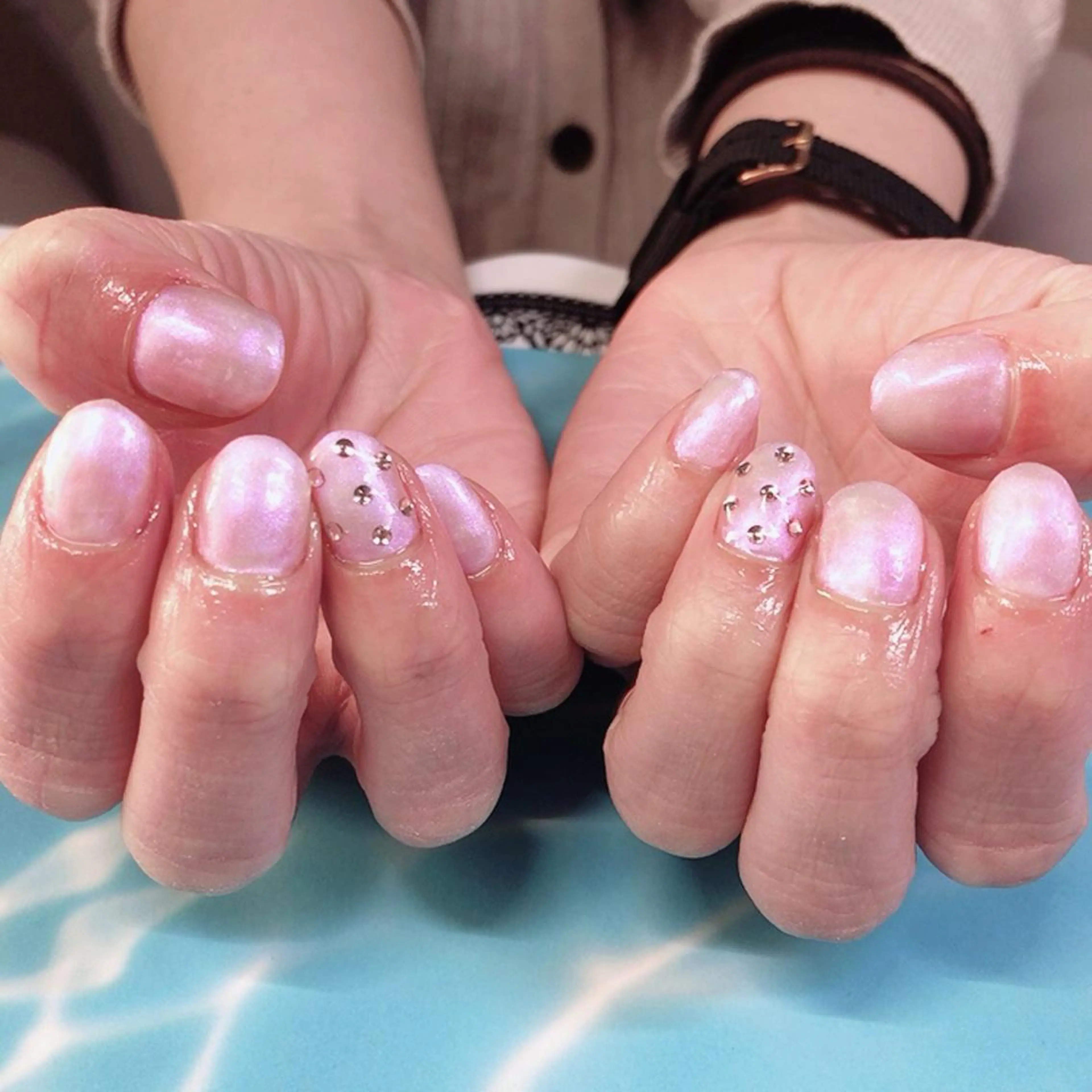 ネイル ワンカラーネイル 奥園 良恵のネイルデザイン