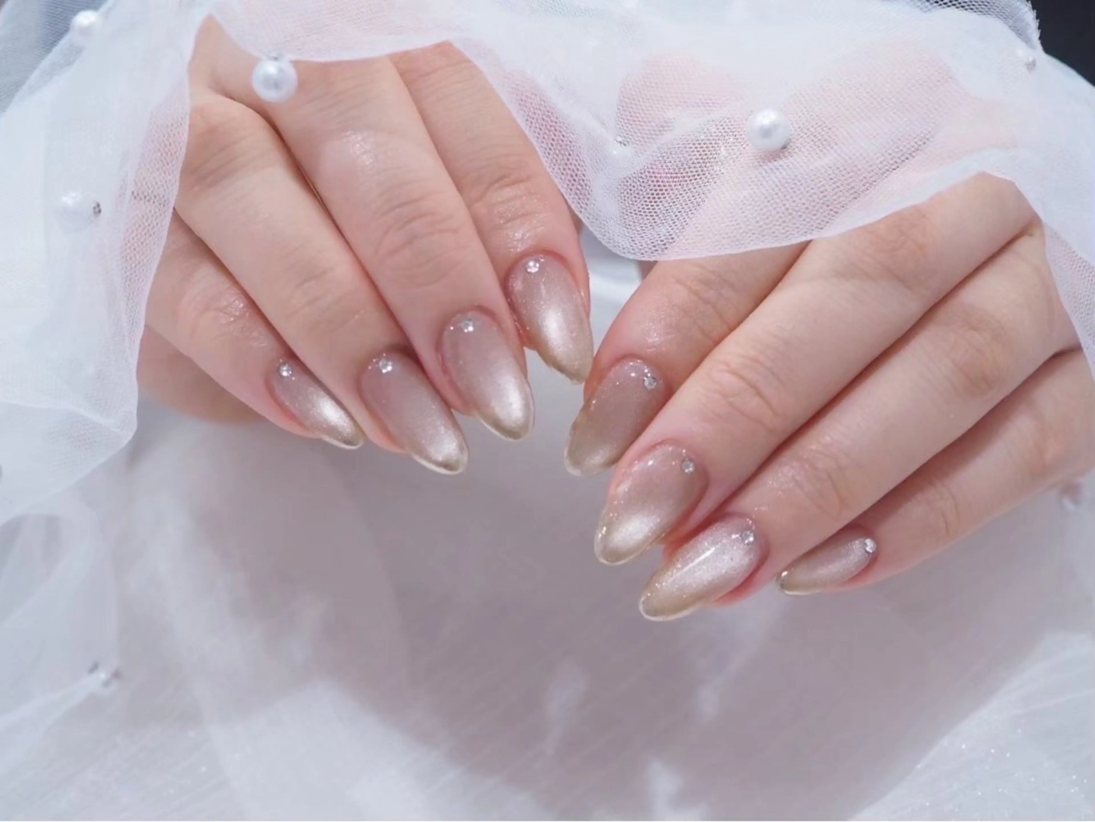 ミディアム 中道 彩花のネイルデザイン