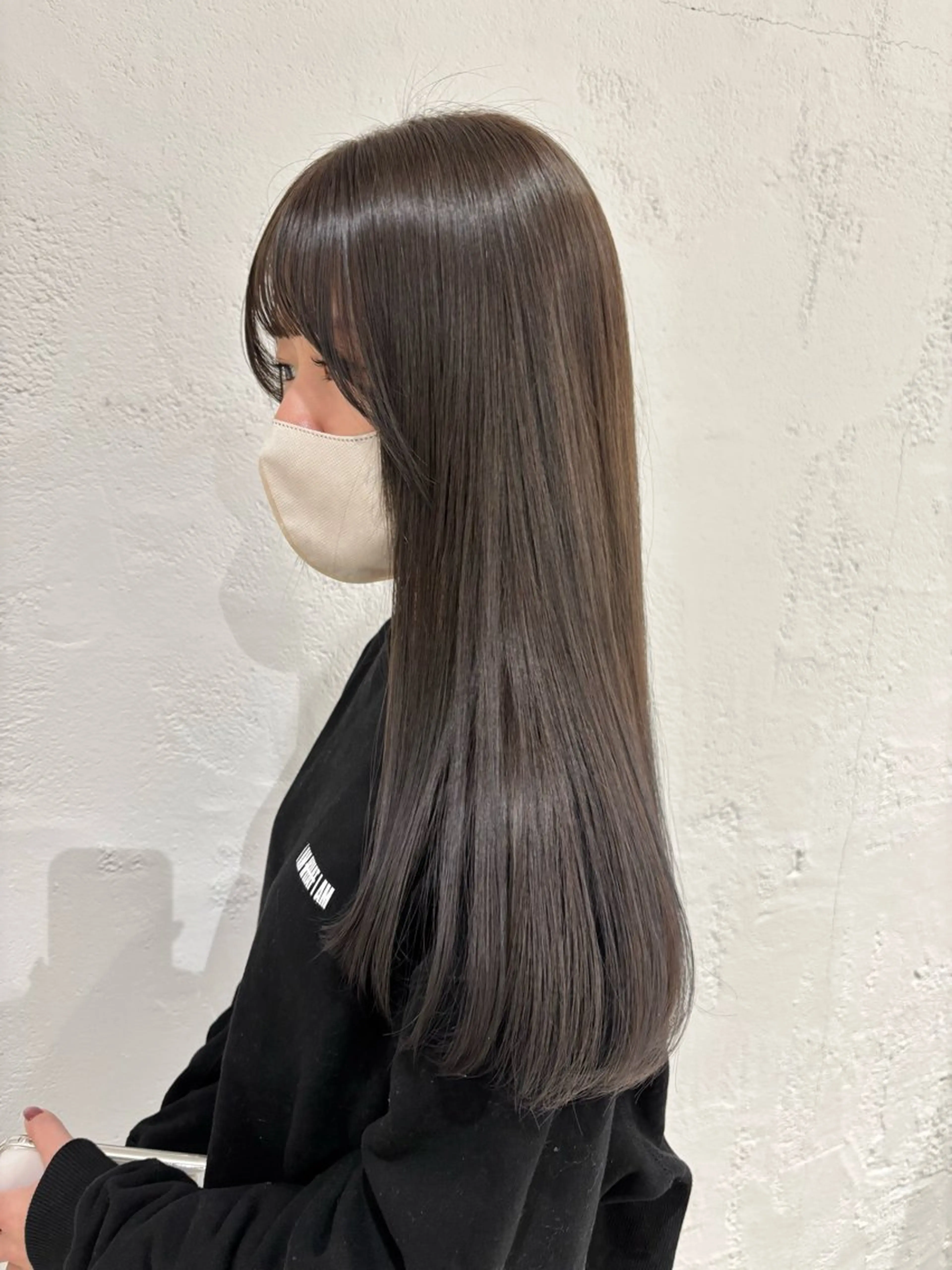 ロング レイヤーカット トリートメント カット ヘアカラー トリートメント サソウ ユリエ🥥のヘアスタイル