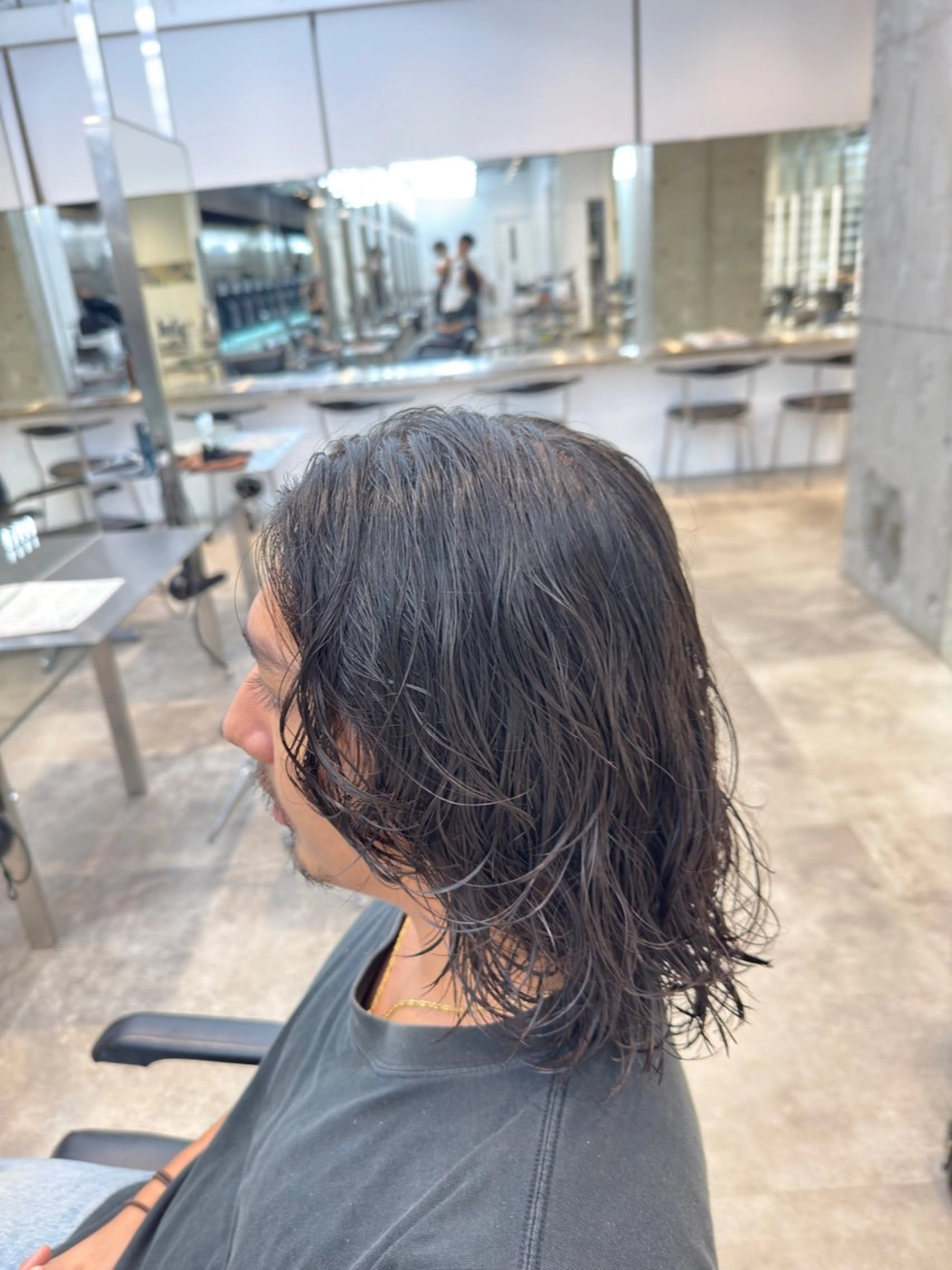 ミディアム パーマ カット パーマ fifth 児玉達哉 当日予約🙆のヘアスタイル