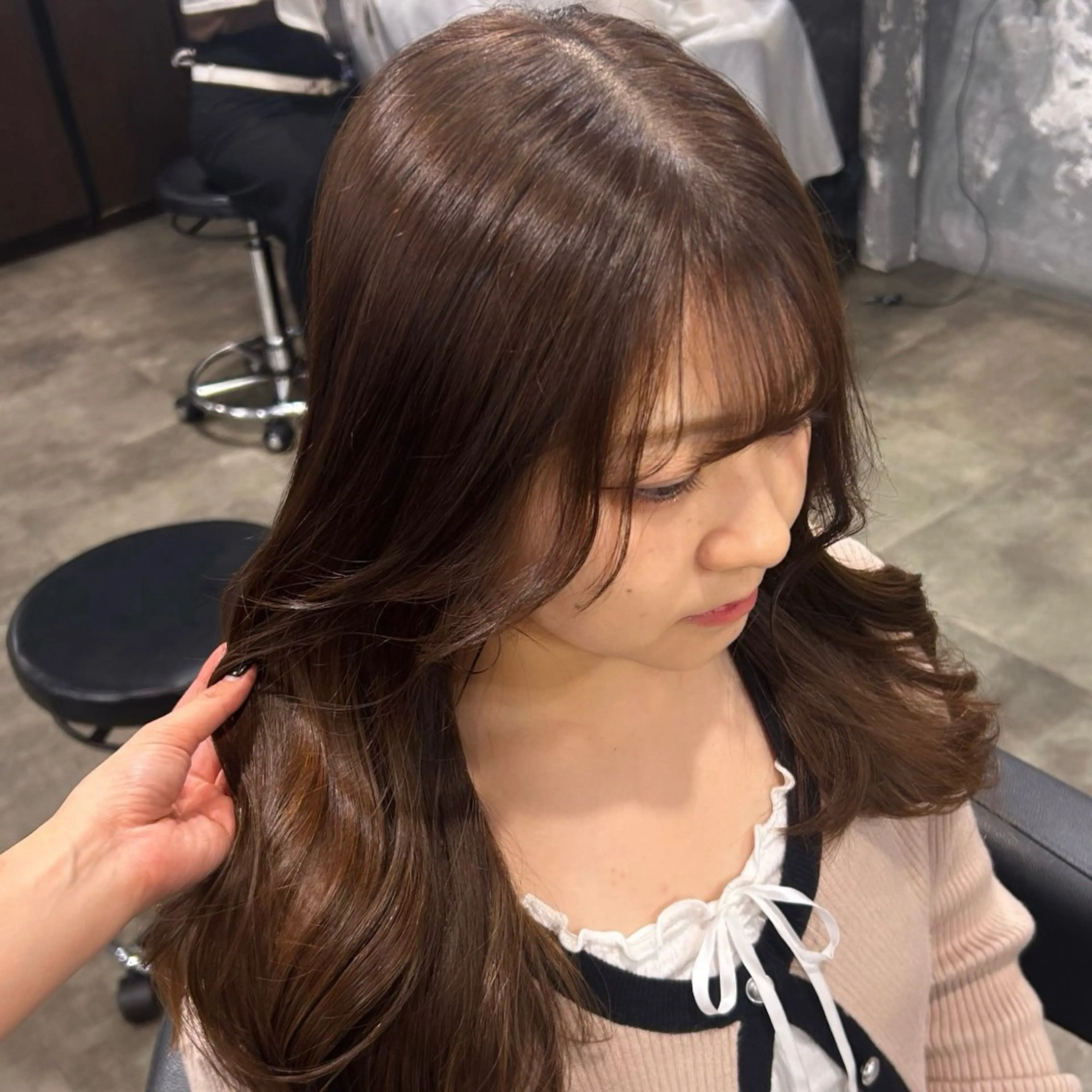 ロング カラー IS所属・横浜美容室/透明感 カラー/レイヤーのヘアスタイル