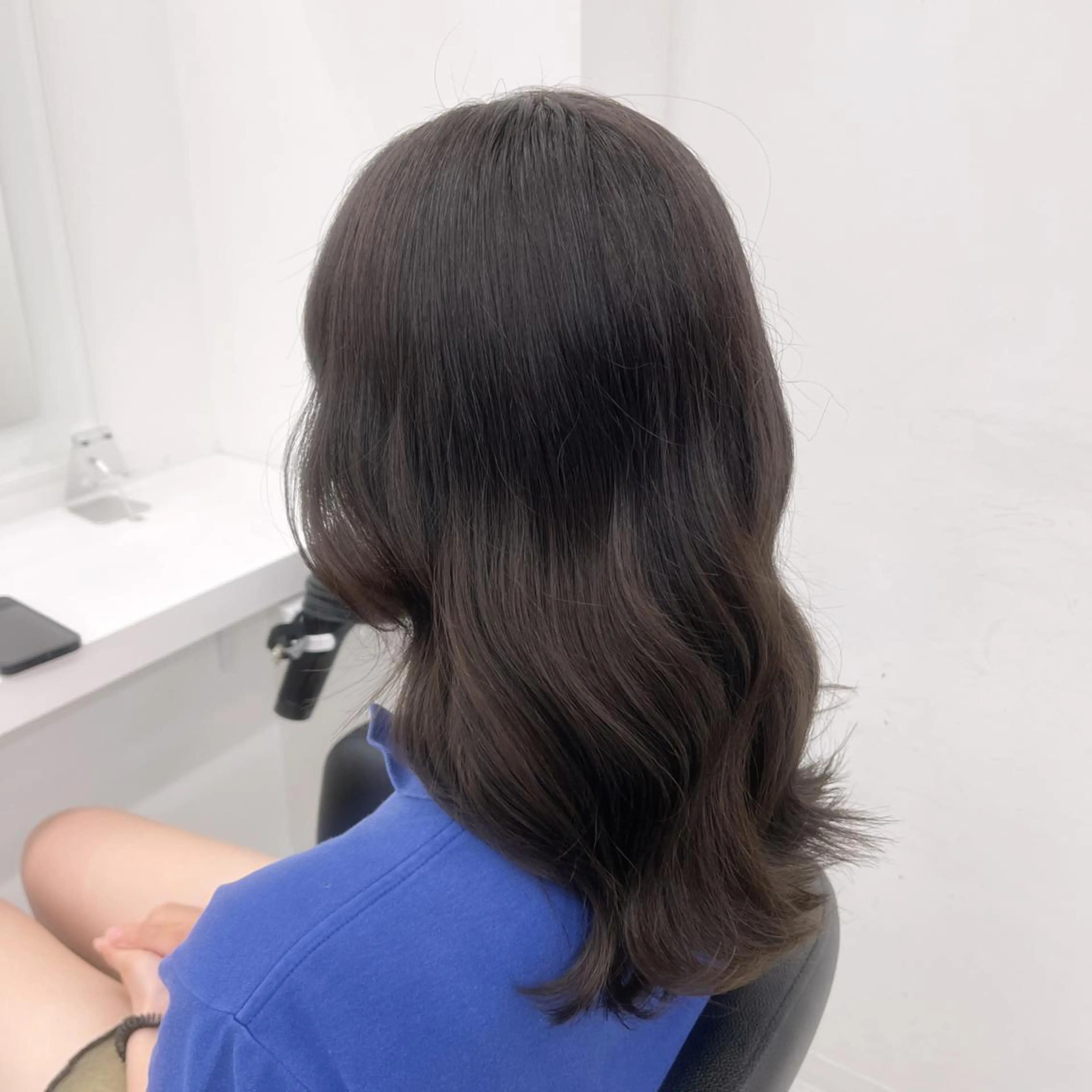 セミロング カラー オリーブカラー 🎀Girly艶髪カ ラー🎀Harukaのヘアスタイル