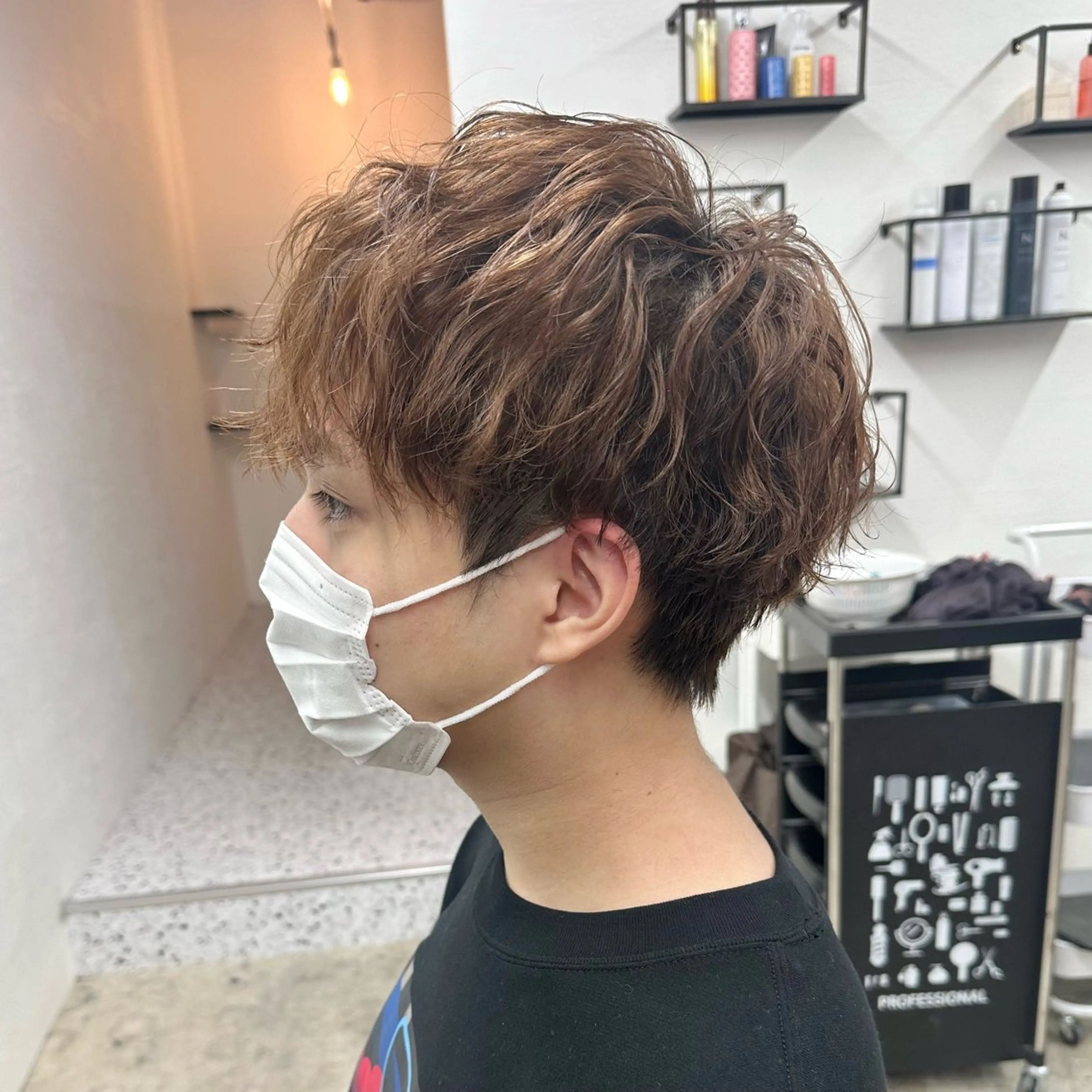 ショート メンズ メンズパーマ ✂️大人のデザイン vivid✂️のヘアスタイル