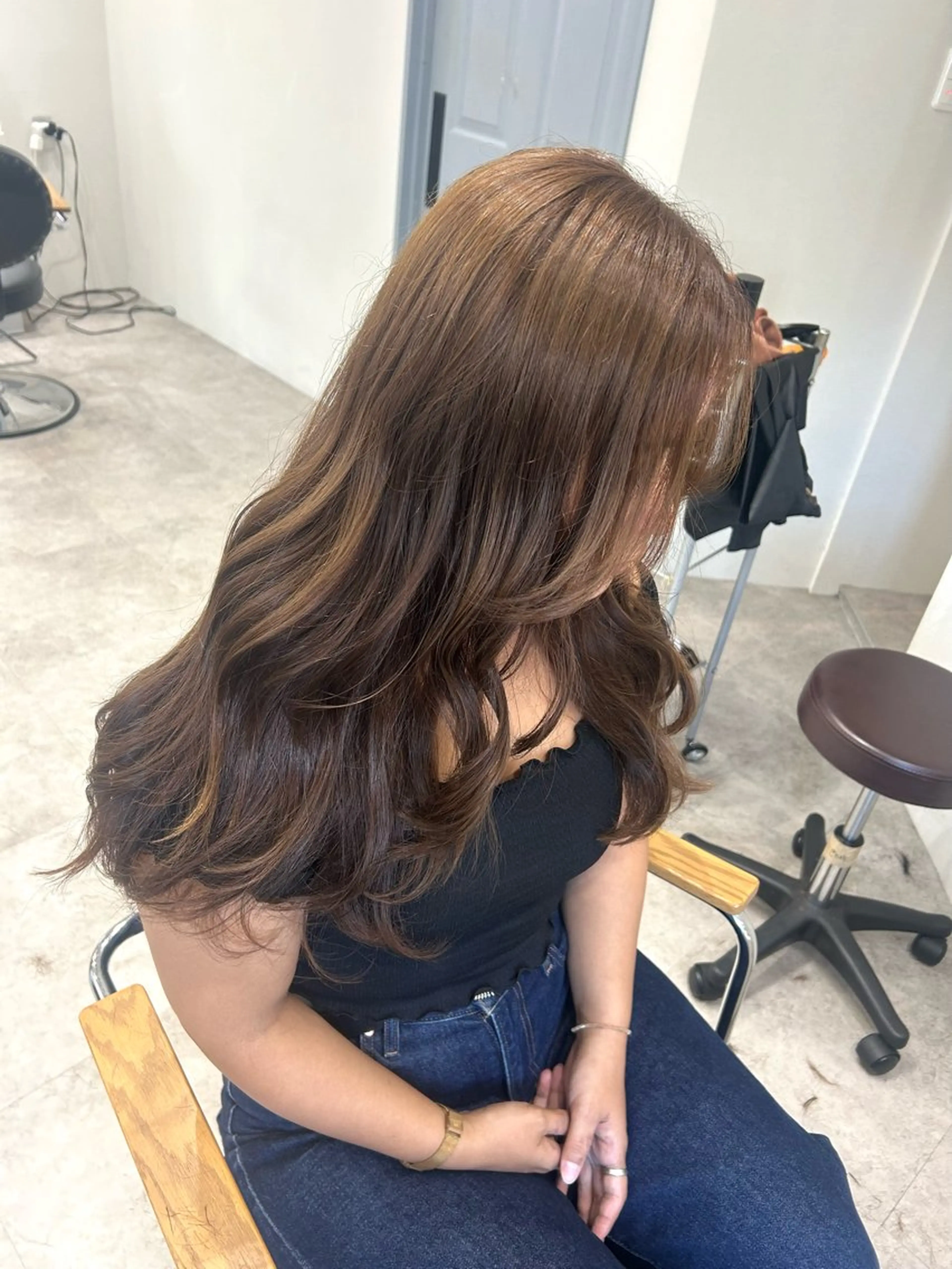 ロング カラー ヘアアレンジ ヘアカラー ボブ /ニュアンス/ satomi🧸💖のヘアスタイル